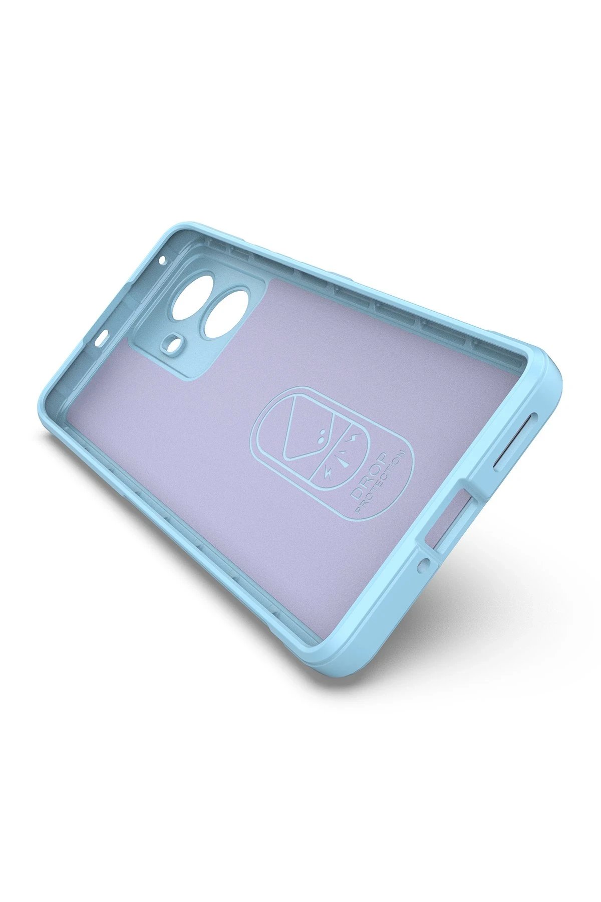 Newface Realme 10 Pro 5G Kılıf Optimum Silikon - Sky Blue