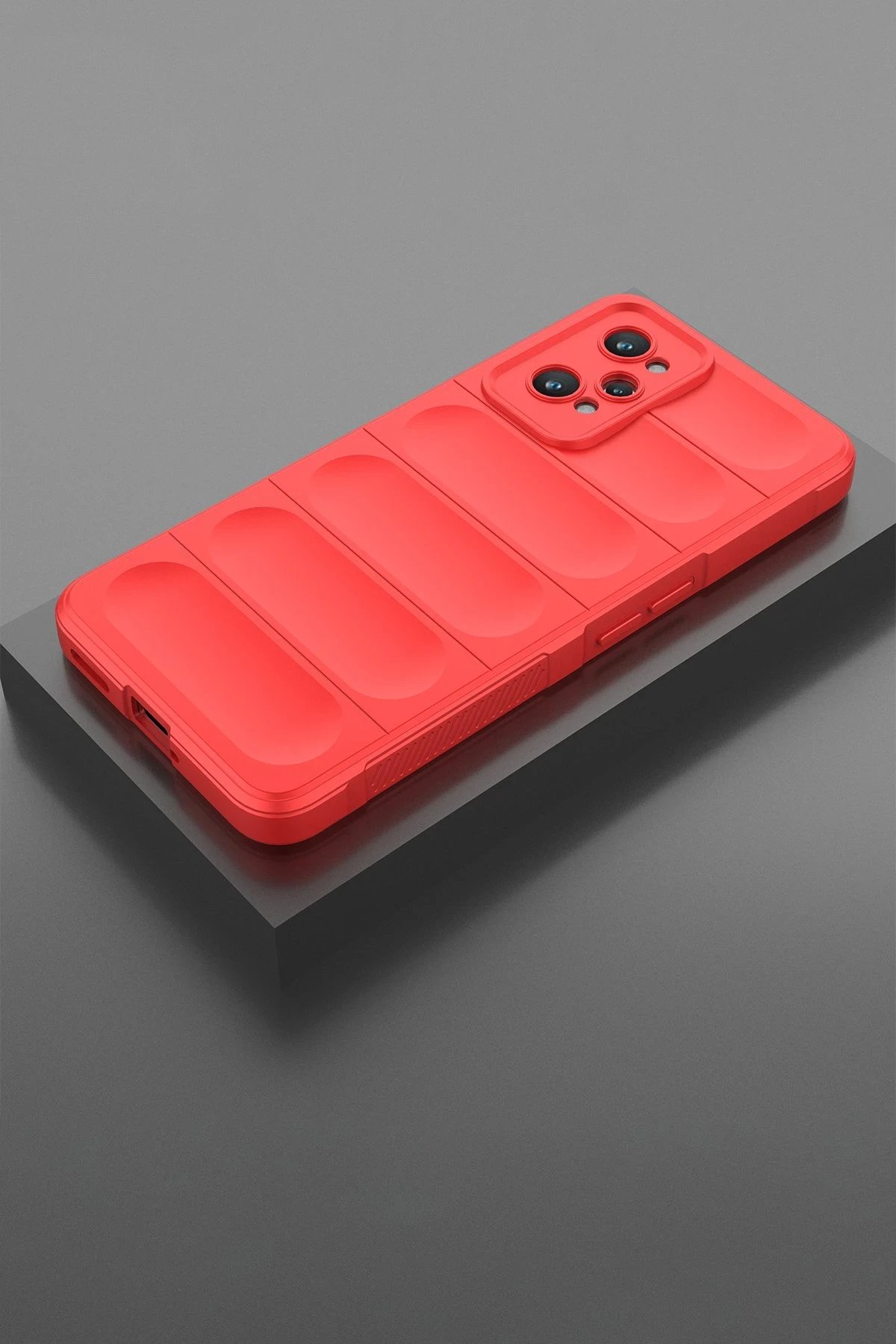 Newface Realme GT2 5G Kılıf Optimum Silikon - Kırmızı