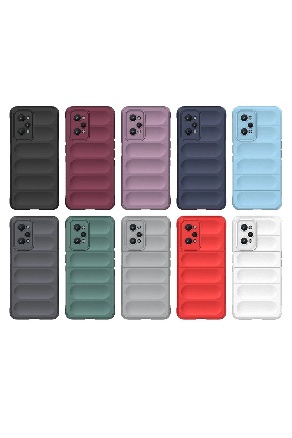 Newface Realme GT2 5G Kılıf Optimum Silikon - Kırmızı