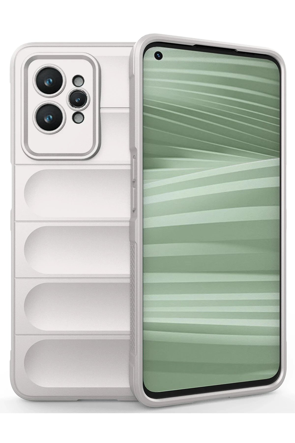 Newface Realme GT2 Pro 5G Kılıf Optimum Silikon - Krem