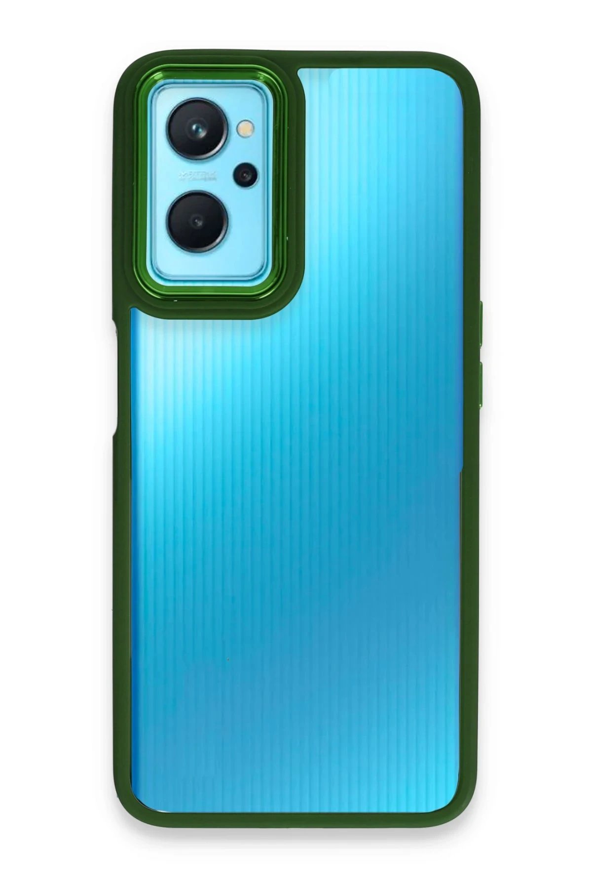 Newface Realme 9i 4G Kılıf Dora Kapak - Haki Yeşil