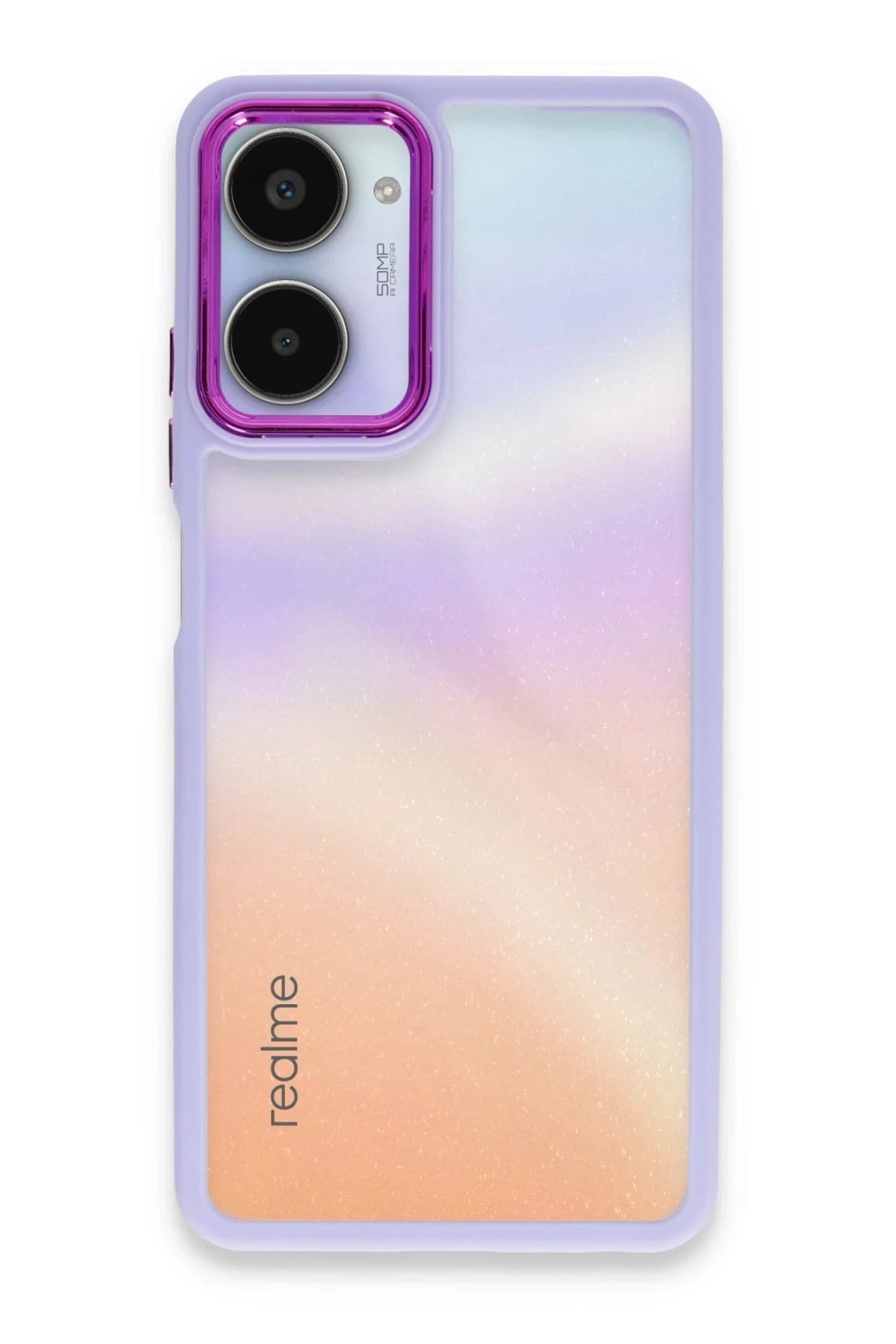 Newface Realme 10 Pro 5G Kılıf Dora Kapak - Lila