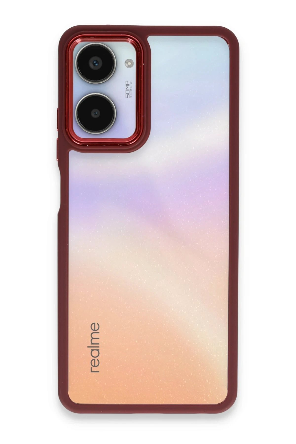 Newface Realme 10 Pro 5G Kılıf Dora Kapak - Kırmızı