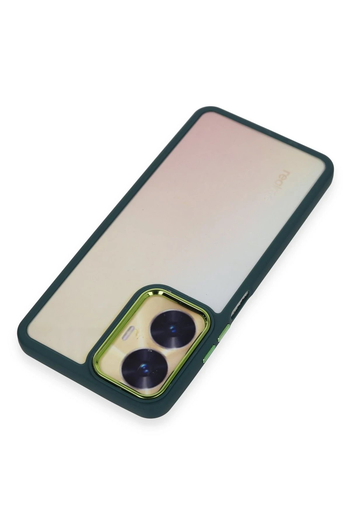 Newface Realme C55 Kılıf Dora Kapak - Haki Yeşil