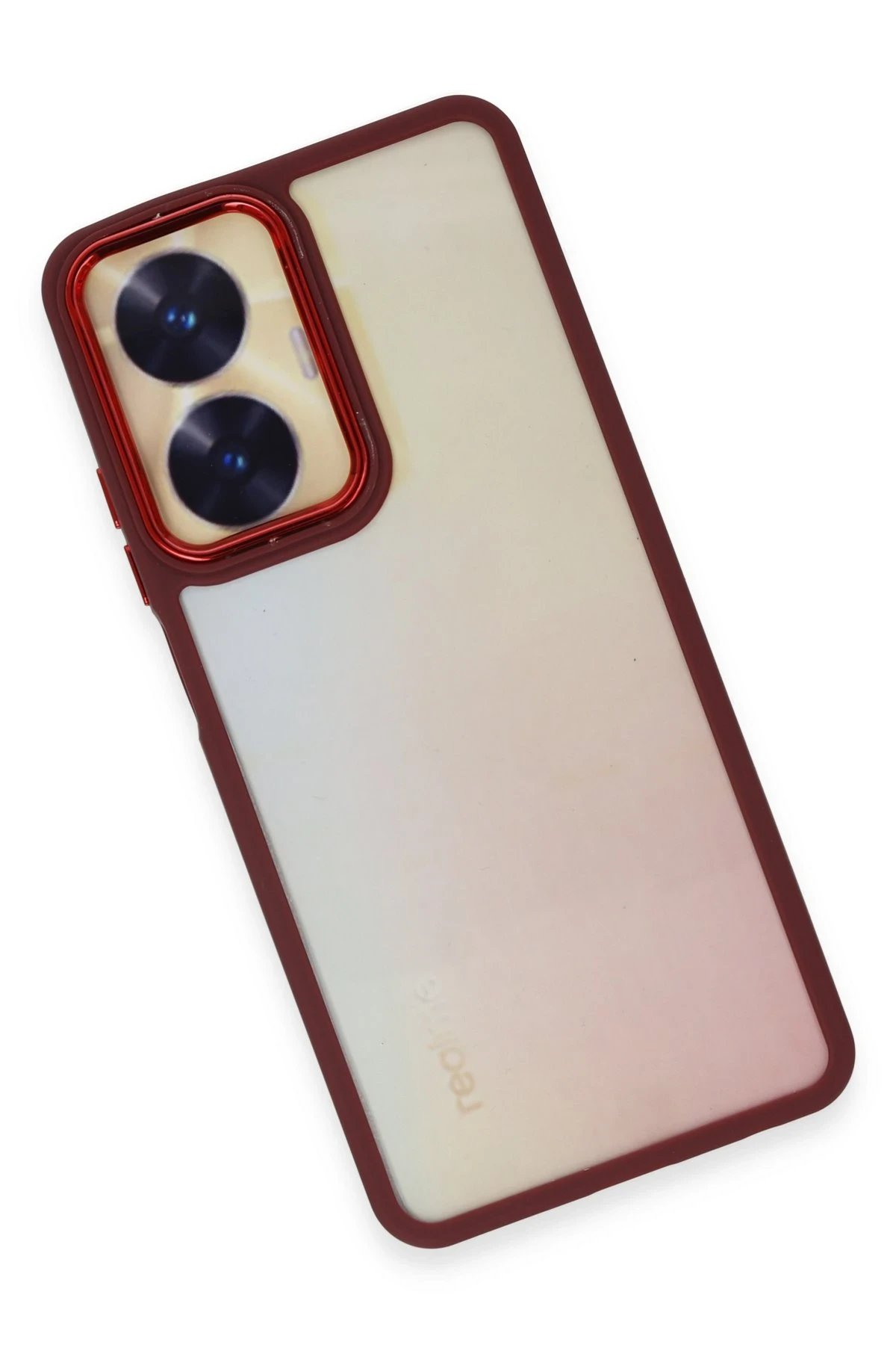 Newface Realme C55 Kılıf Dora Kapak - Kırmızı