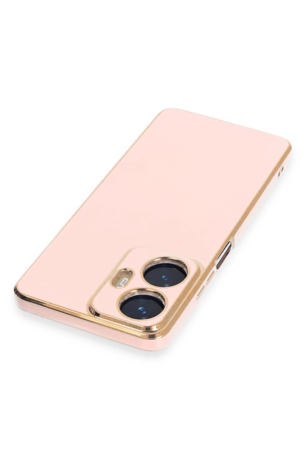 Newface Realme C55 Kılıf Volet Silikon - Pembe