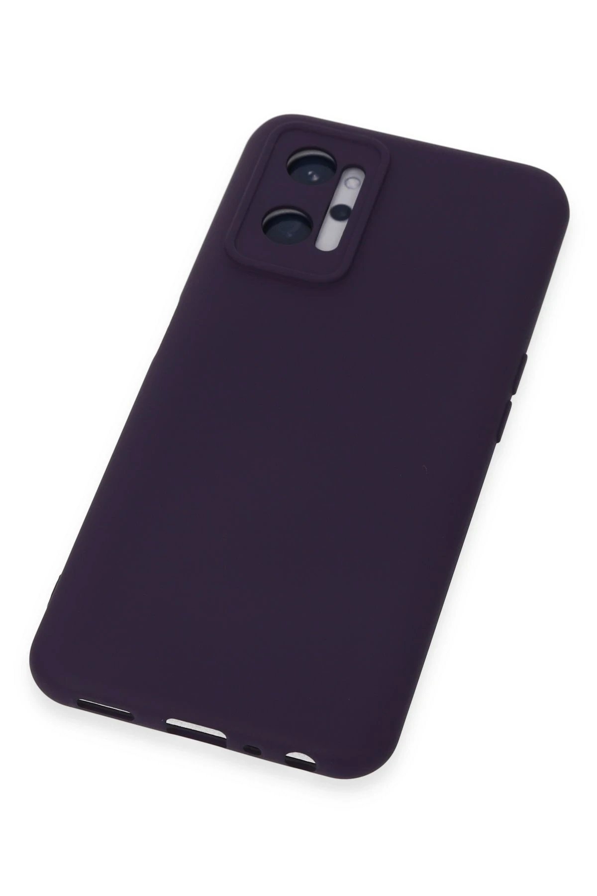 Newface Realme 9i 4G Kılıf Nano içi Kadife Silikon - Mor