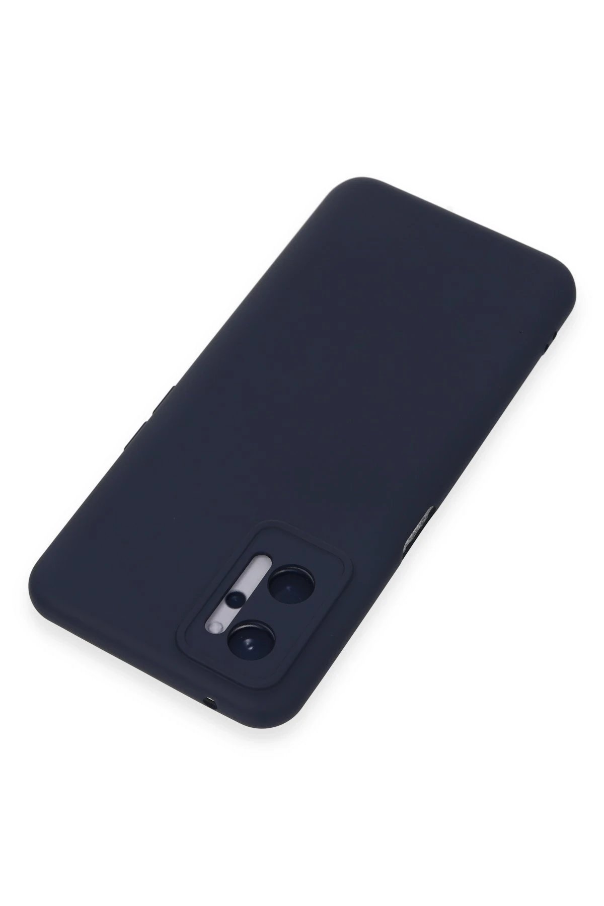 Newface Realme 9i 4G Kılıf Nano içi Kadife Silikon - Lacivert