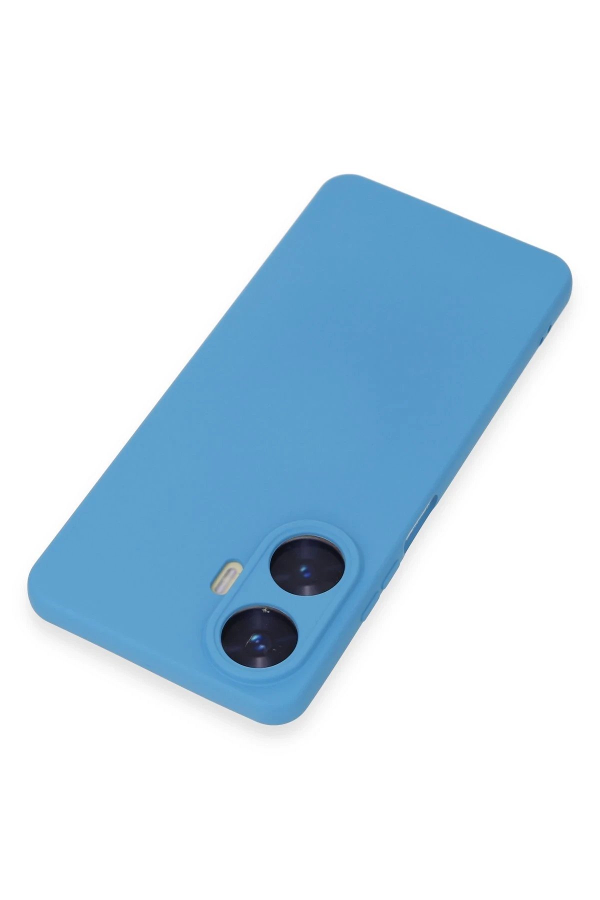 Newface Realme C55 Kılıf Nano içi Kadife Silikon - Mavi