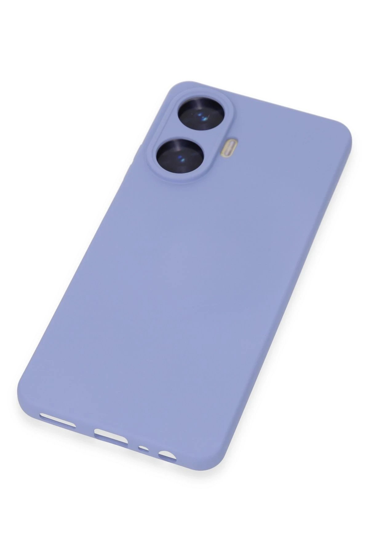 Newface Realme C55 Kılıf Nano içi Kadife Silikon - Lila