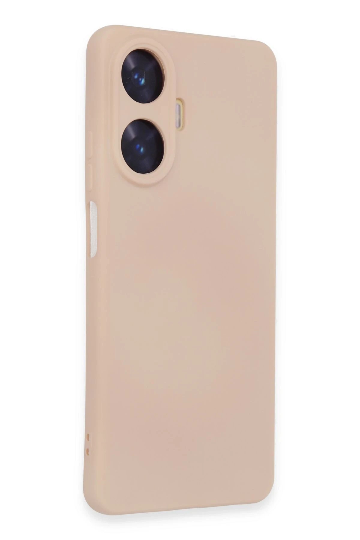 Newface Realme C55 Kılıf Nano içi Kadife Silikon - Pudra