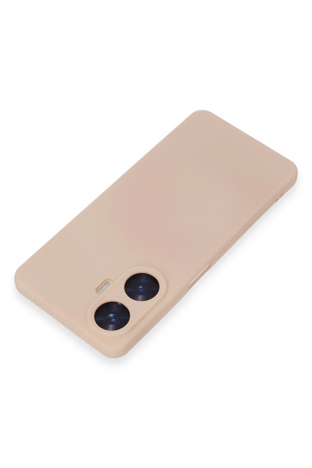 Newface Realme C55 Kılıf Nano içi Kadife Silikon - Pudra