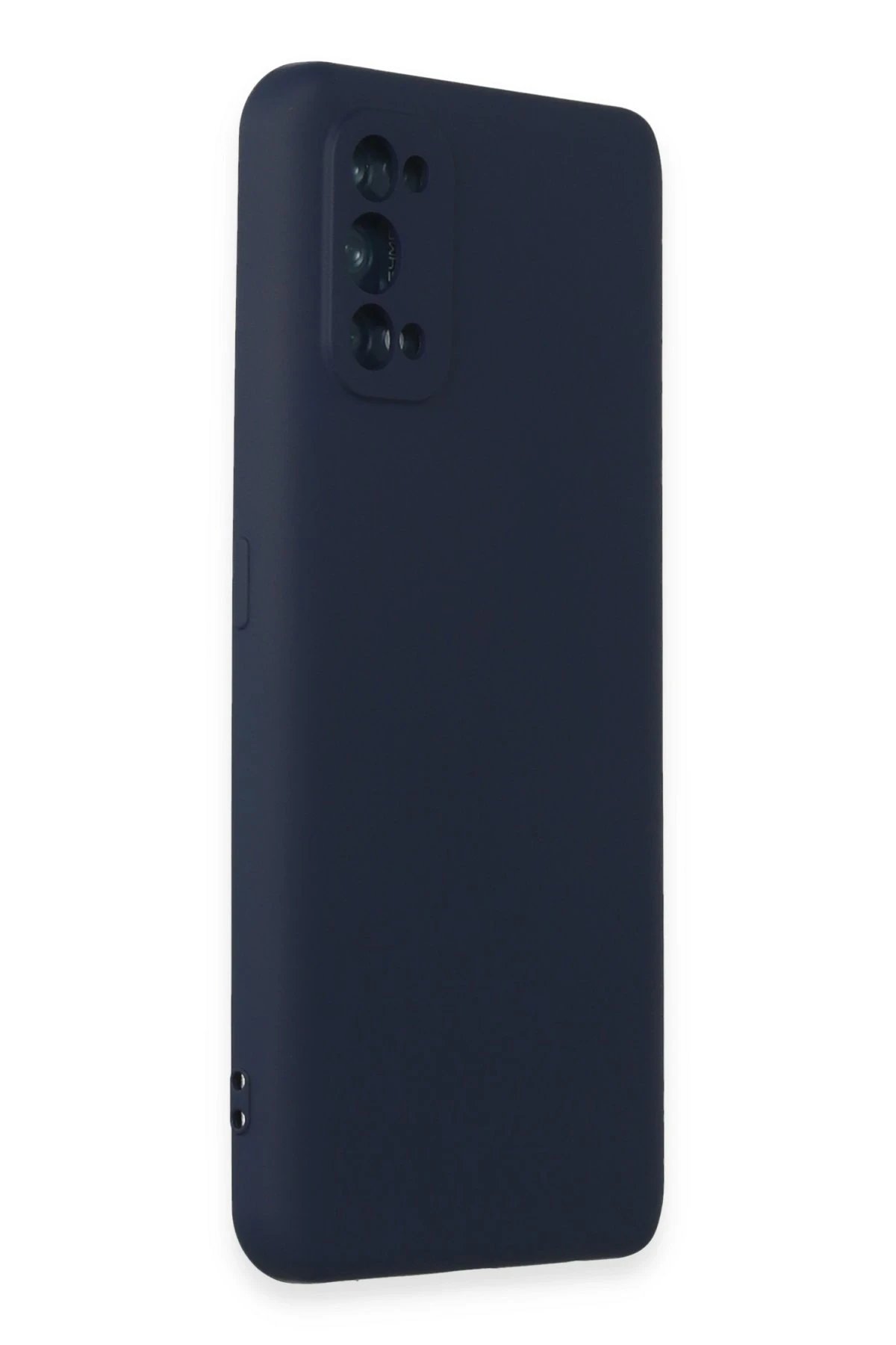 Newface Realme 7 Pro Kılıf Nano içi Kadife Silikon - Lacivert