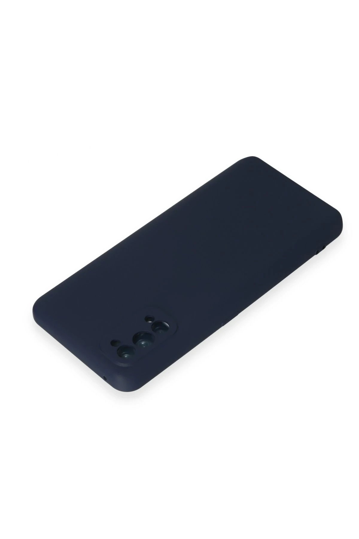 Newface Realme 7 Pro Kılıf Nano içi Kadife Silikon - Lacivert