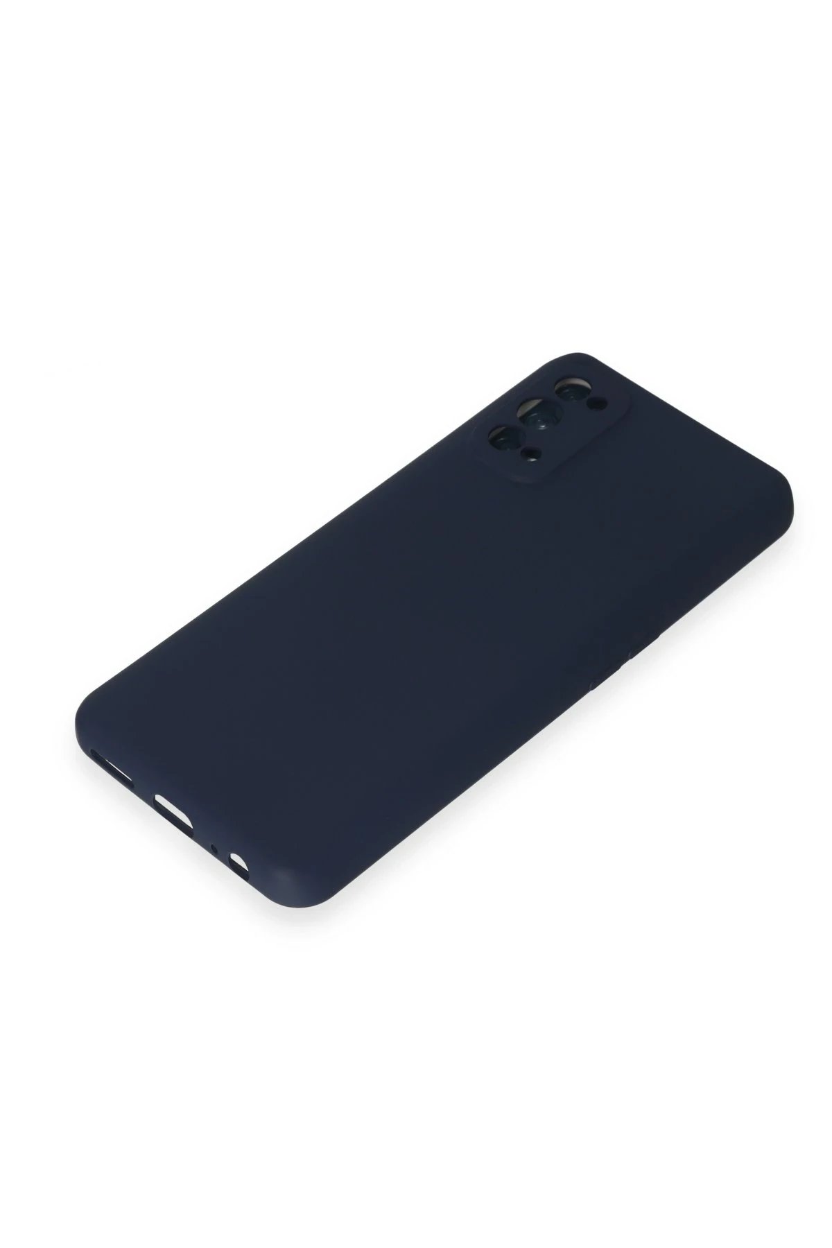 Newface Realme 7 Pro Kılıf Nano içi Kadife Silikon - Lacivert