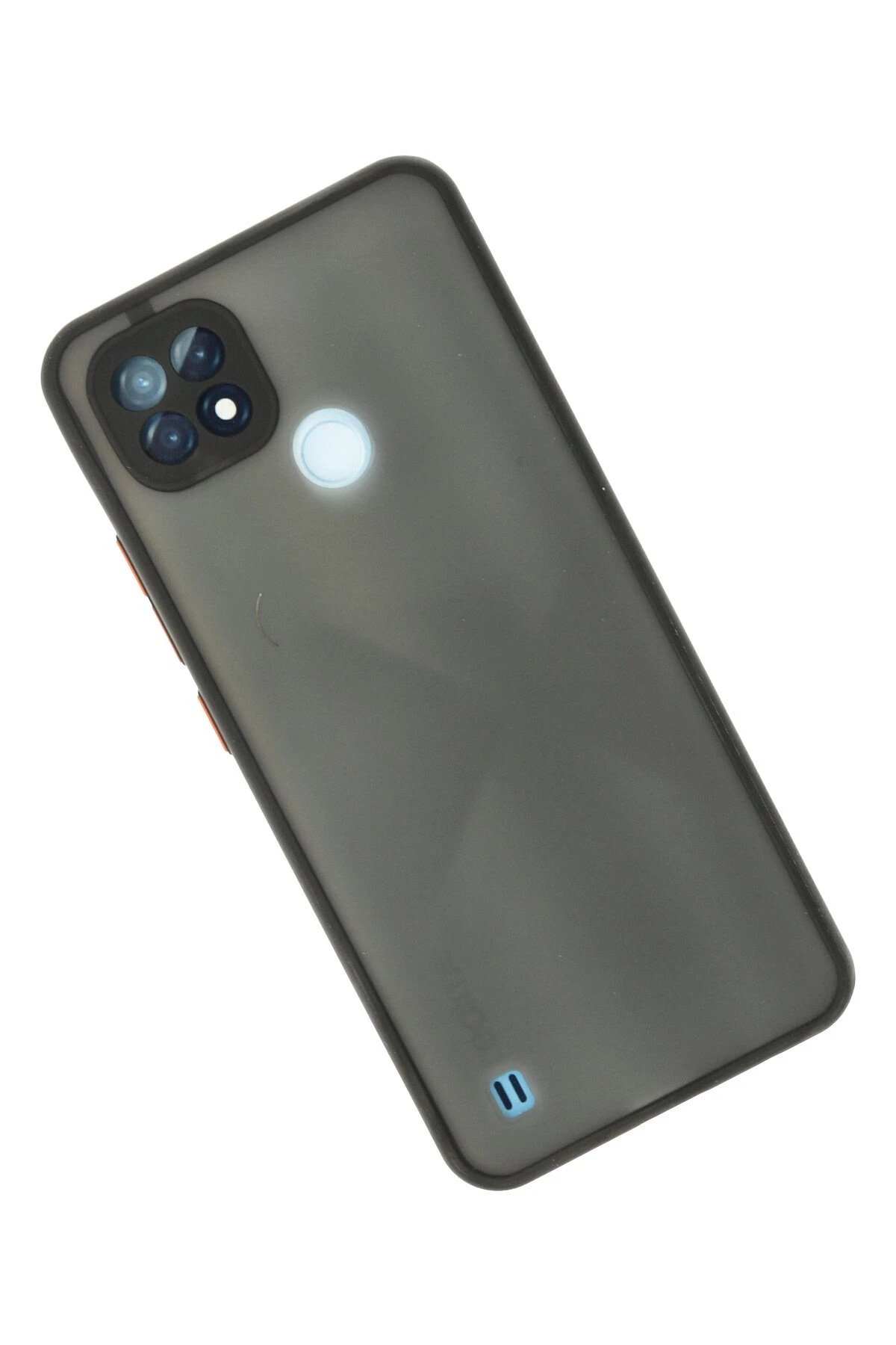 Newface Realme C21 Kılıf Montreal Silikon Kapak - Siyah