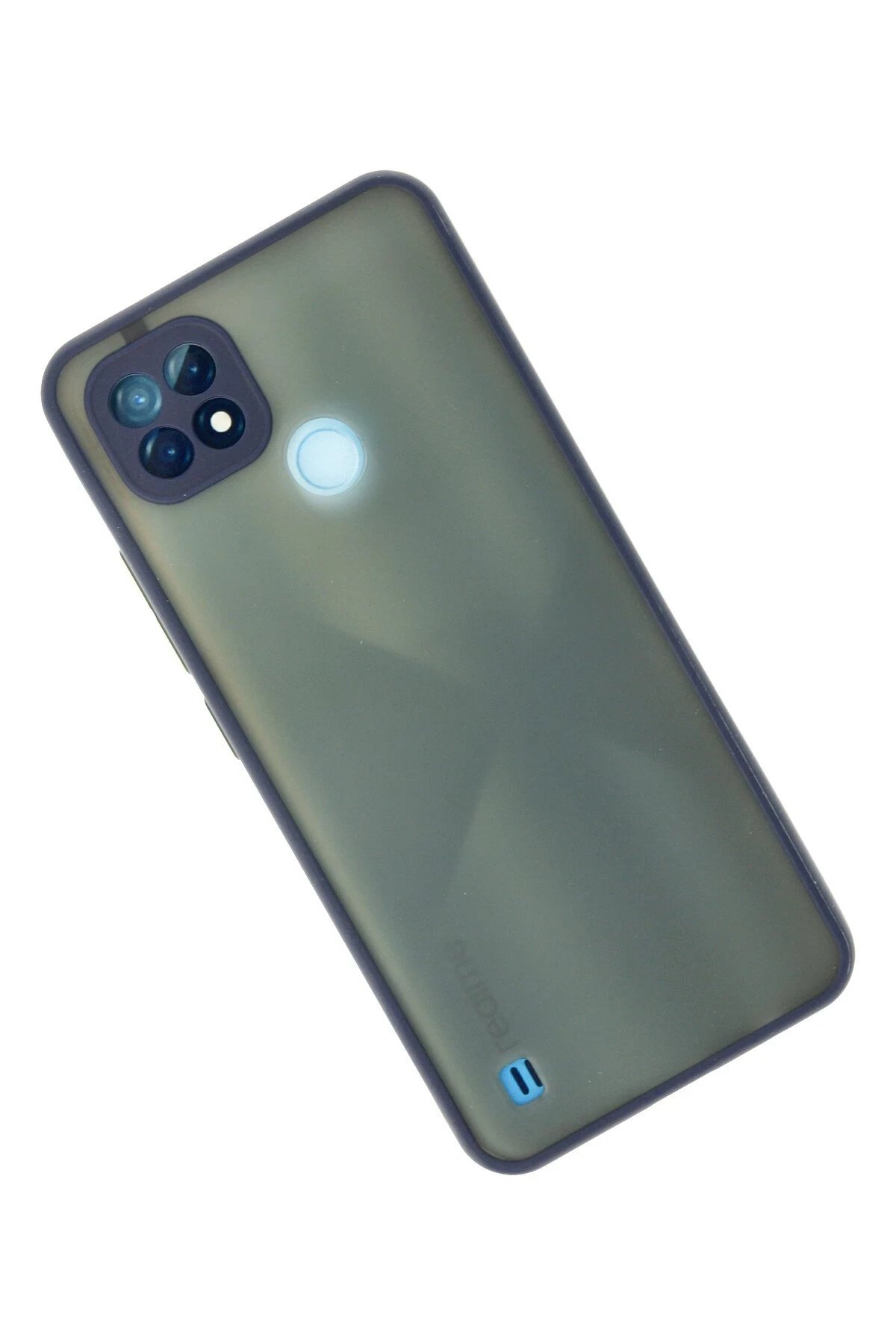 Newface Realme C21 Kılıf Montreal Silikon Kapak - Lacivert