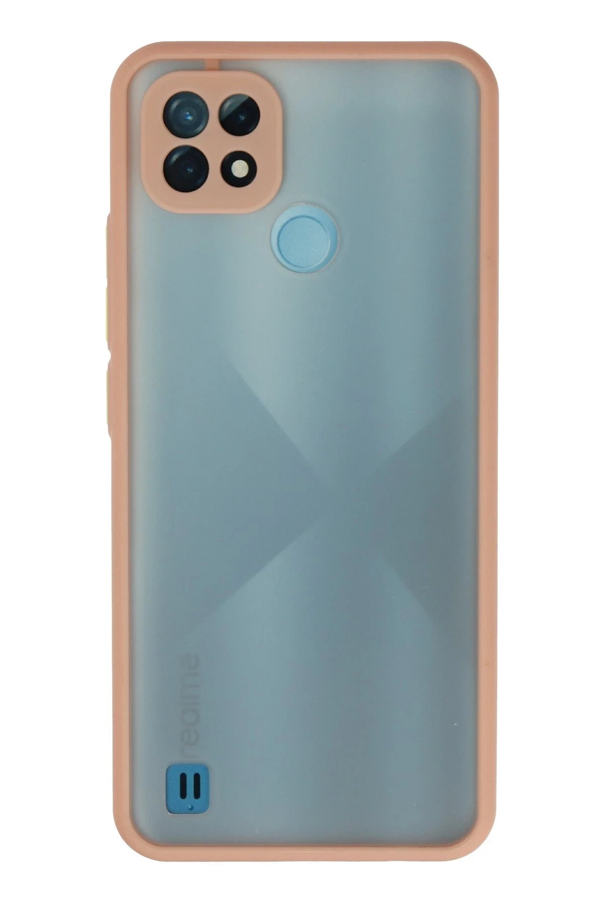 Newface Realme C21 Kılıf Montreal Silikon Kapak - Pembe