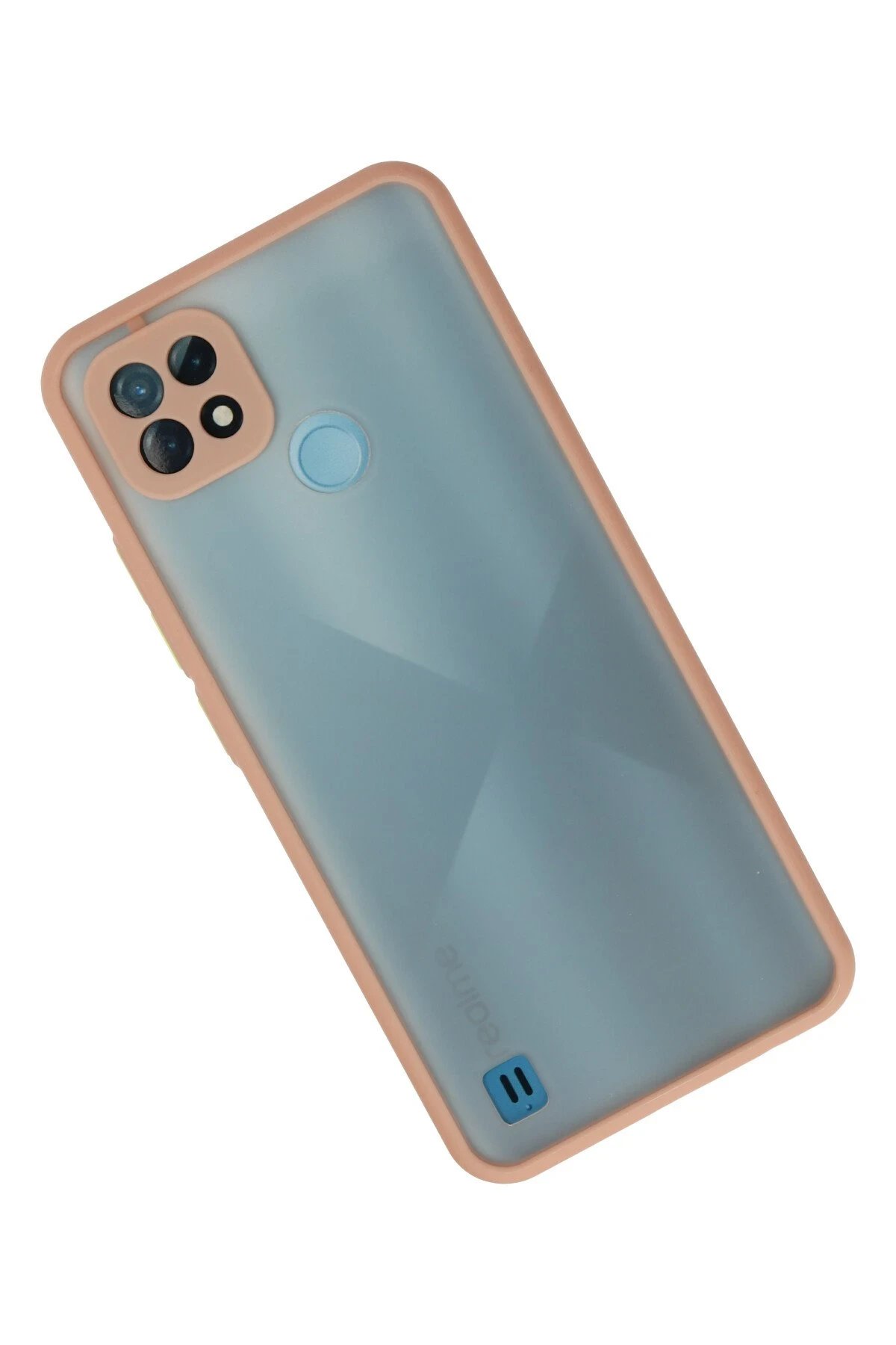 Newface Realme C21 Kılıf Montreal Silikon Kapak - Pembe