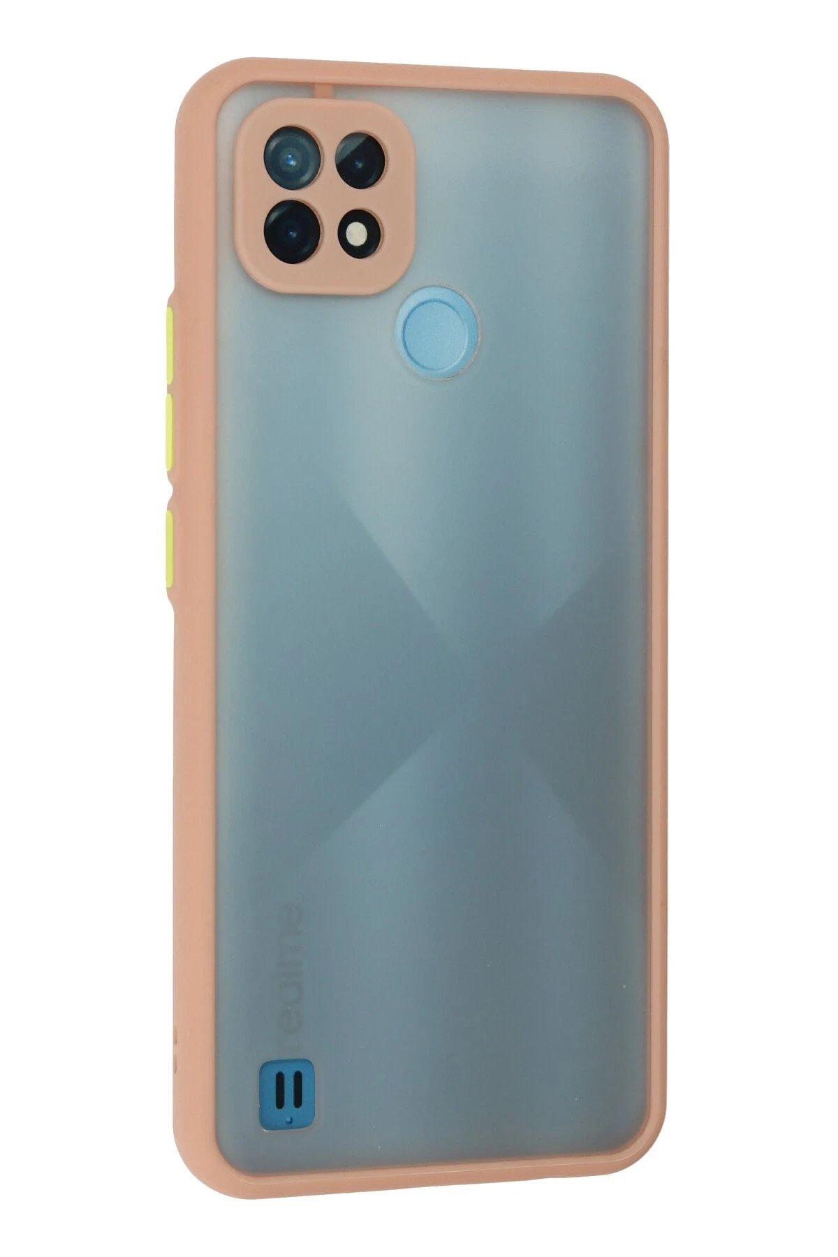 Newface Realme C21 Kılıf Montreal Silikon Kapak - Pembe