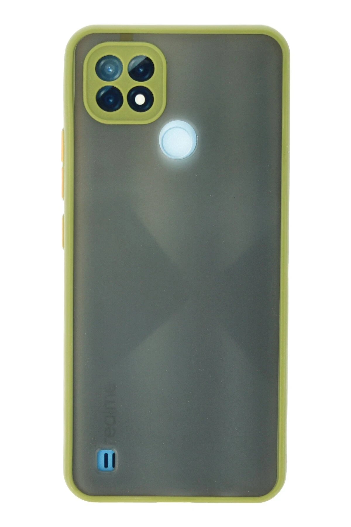 Newface Realme C21 Kılıf Montreal Silikon Kapak - Açık Yeşil