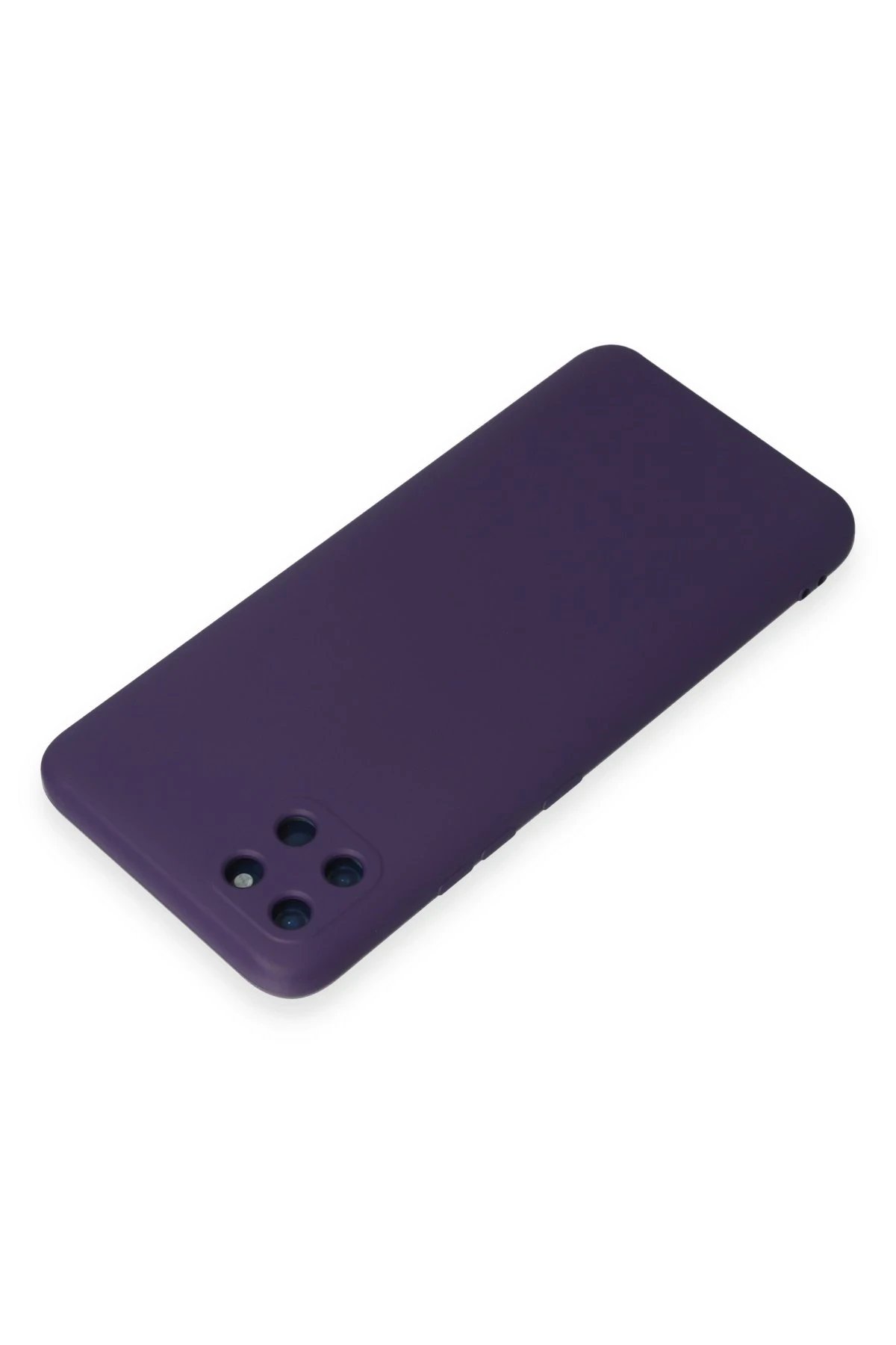 Newface Realme C11 Kılıf Nano içi Kadife Silikon - Mor