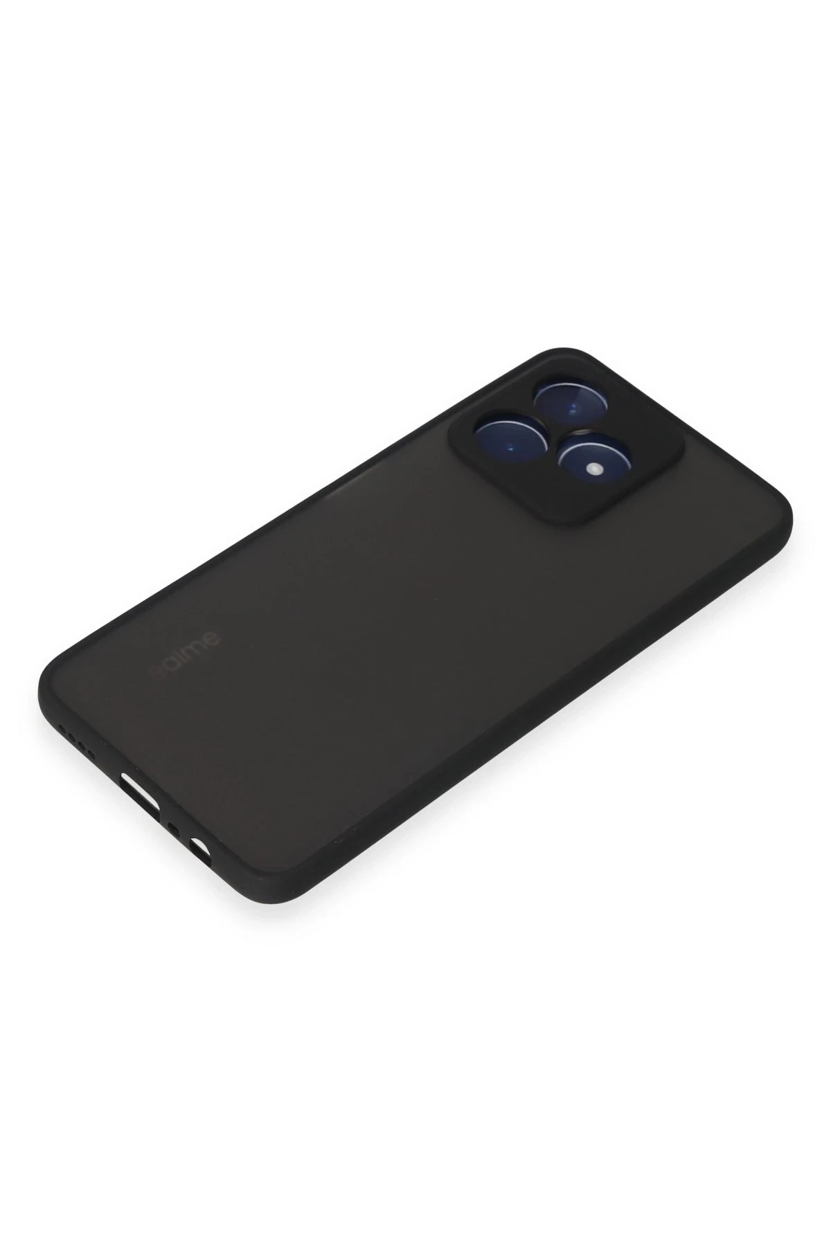 Newface Realme C53 Kılıf Montreal Silikon Kapak - Siyah