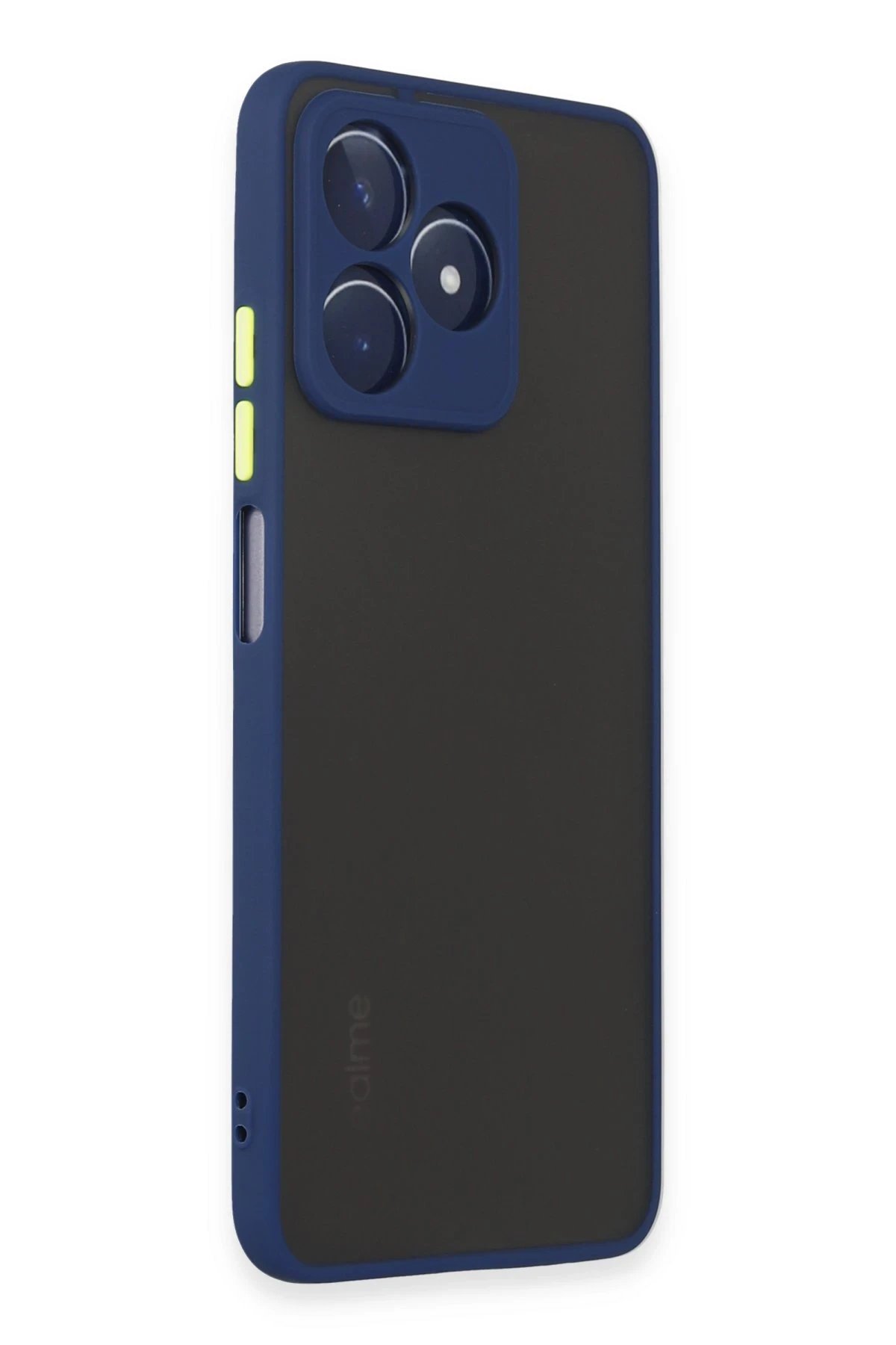 Newface Realme C53 Kılıf Montreal Silikon Kapak - Lacivert