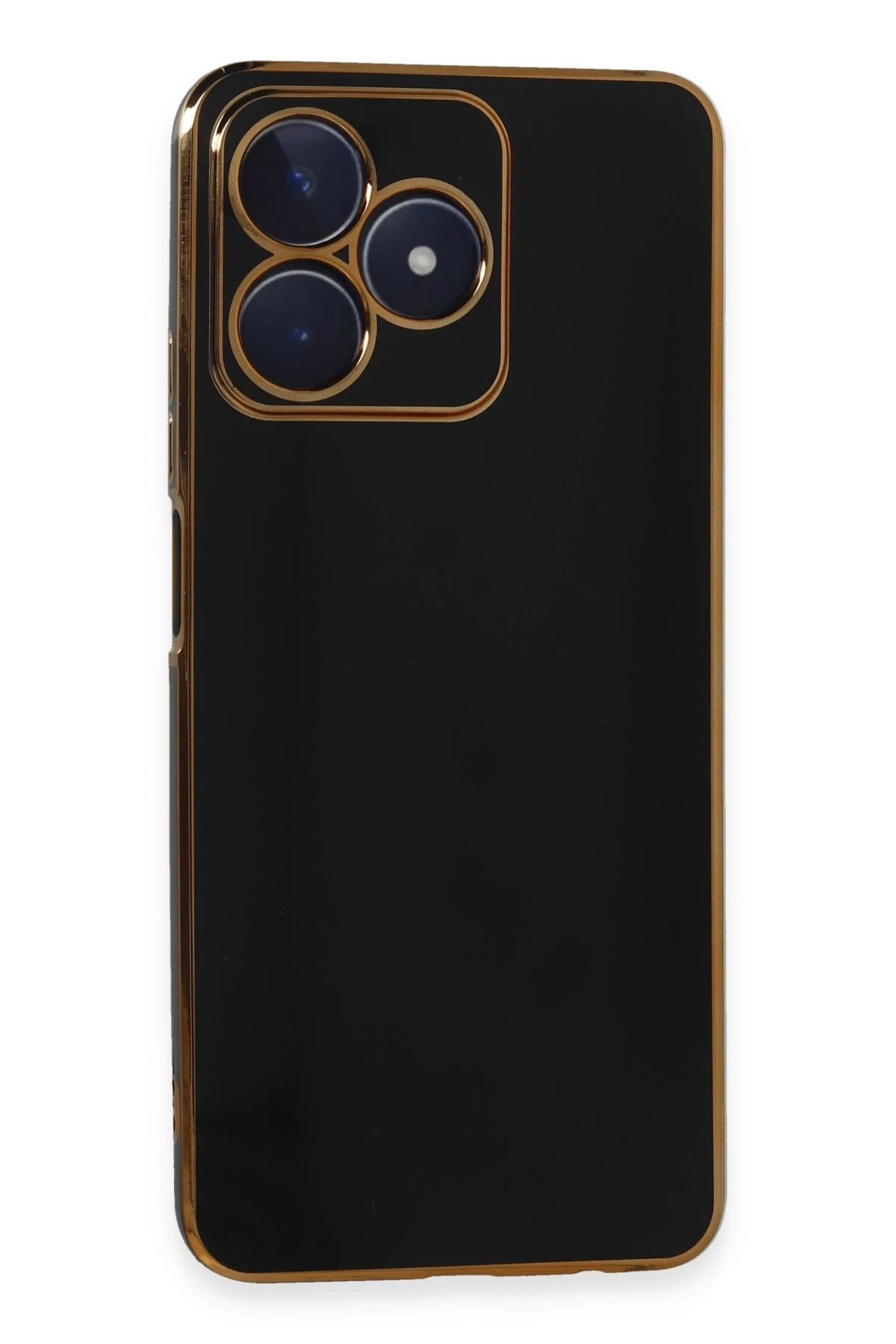 Newface Realme C53 Kılıf Volet Silikon - Siyah