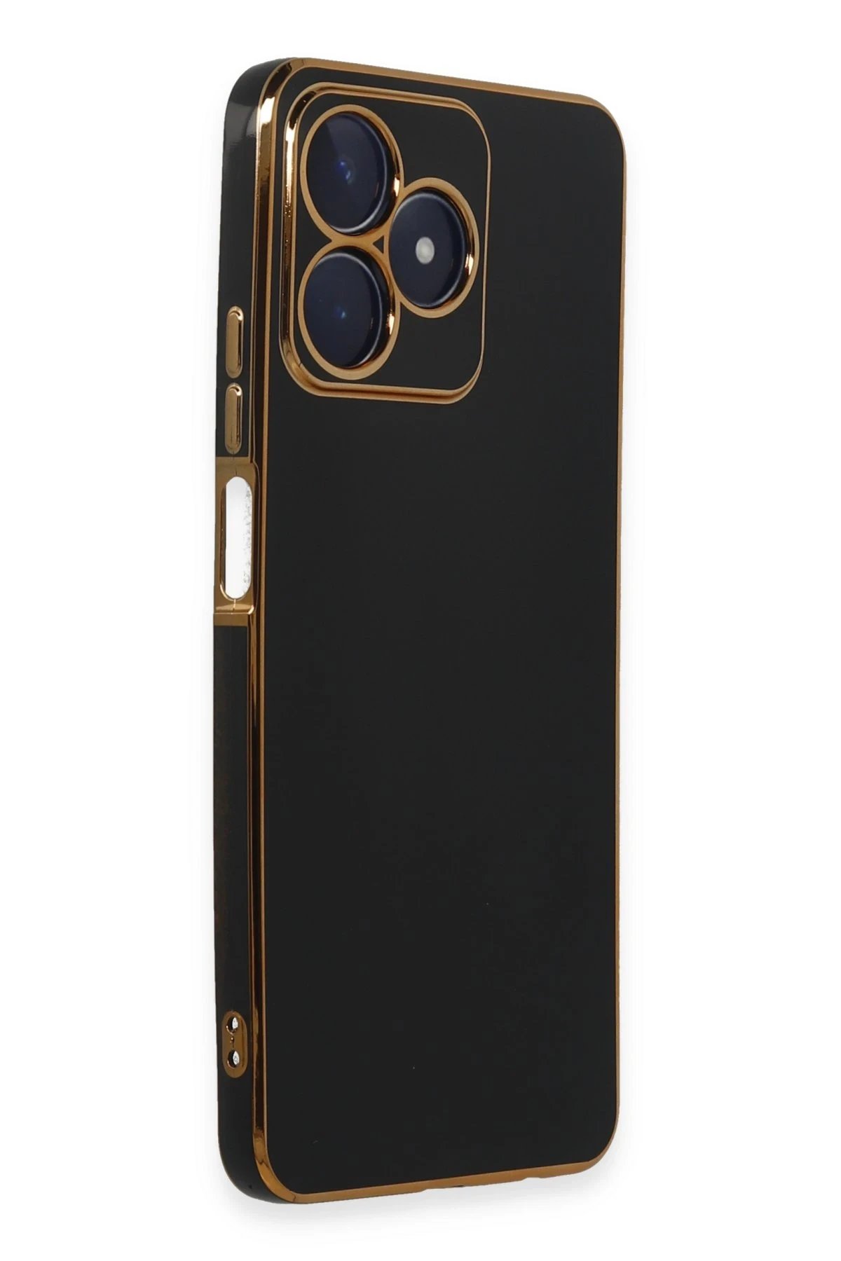 Newface Realme C53 Kılıf Volet Silikon - Siyah