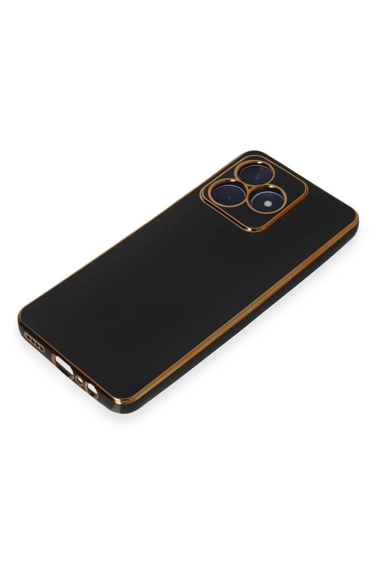 Newface Realme C53 Kılıf Volet Silikon - Siyah