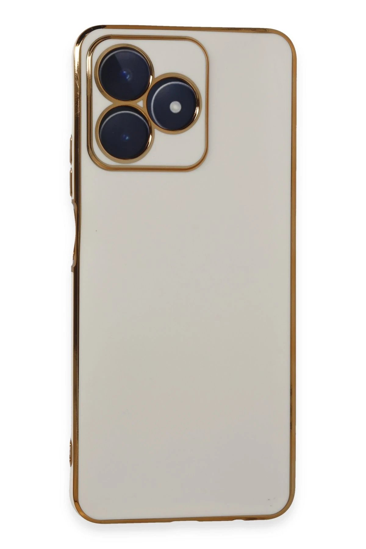 Newface Realme C53 Kılıf Volet Silikon - Beyaz