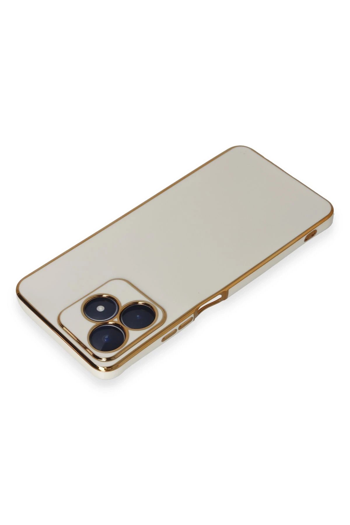 Newface Realme C53 Kılıf Volet Silikon - Beyaz