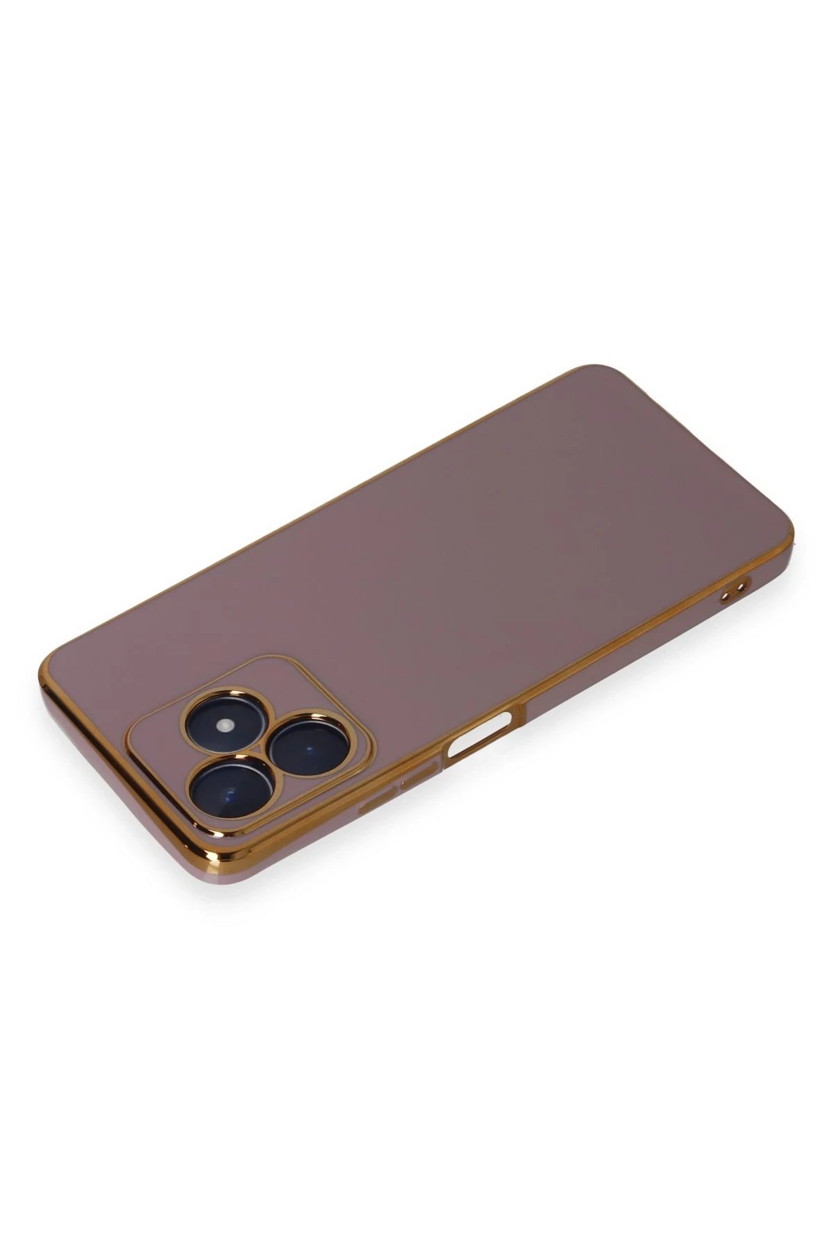 Newface Realme C53 Kılıf Volet Silikon - Mor