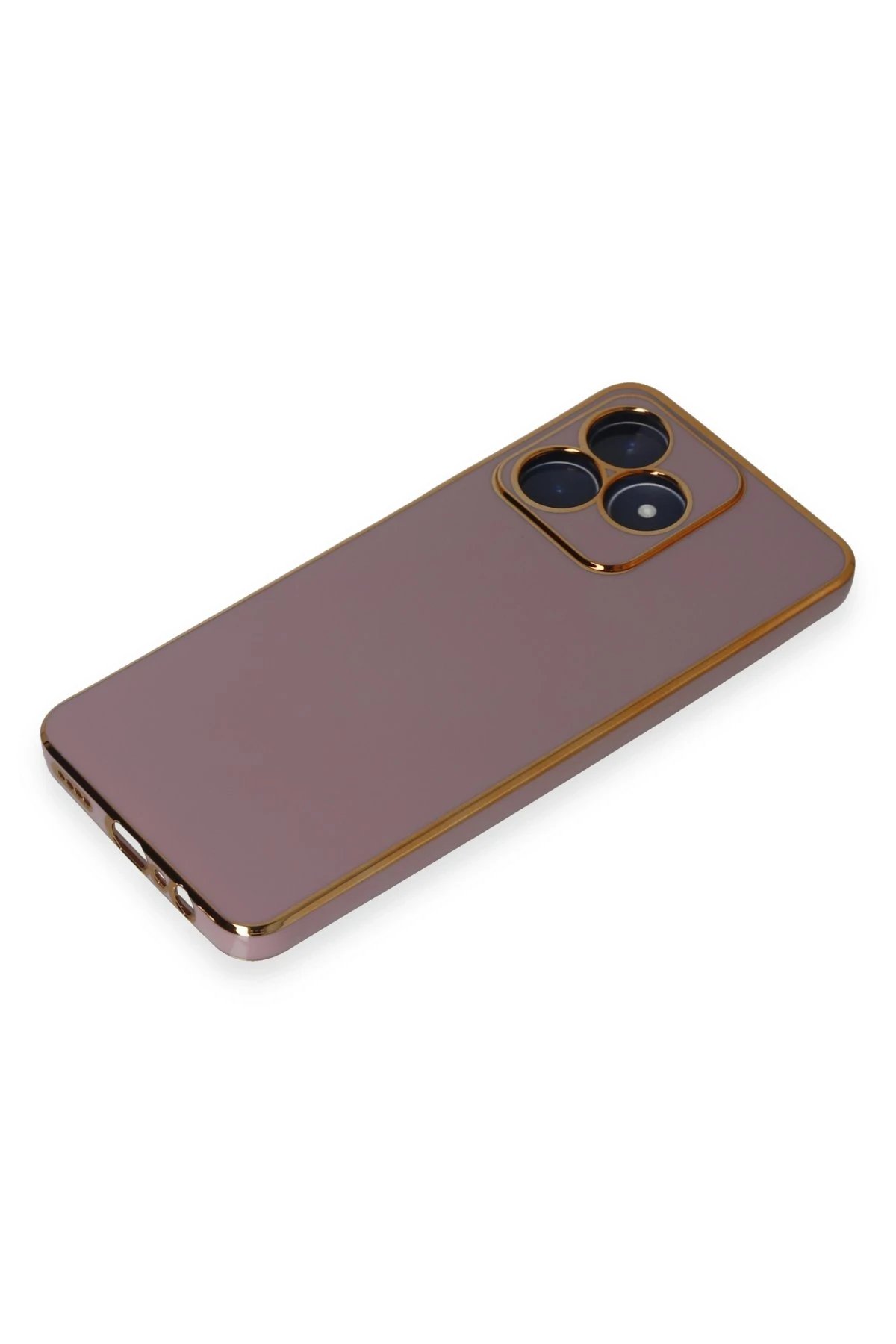 Newface Realme C53 Kılıf Volet Silikon - Mor