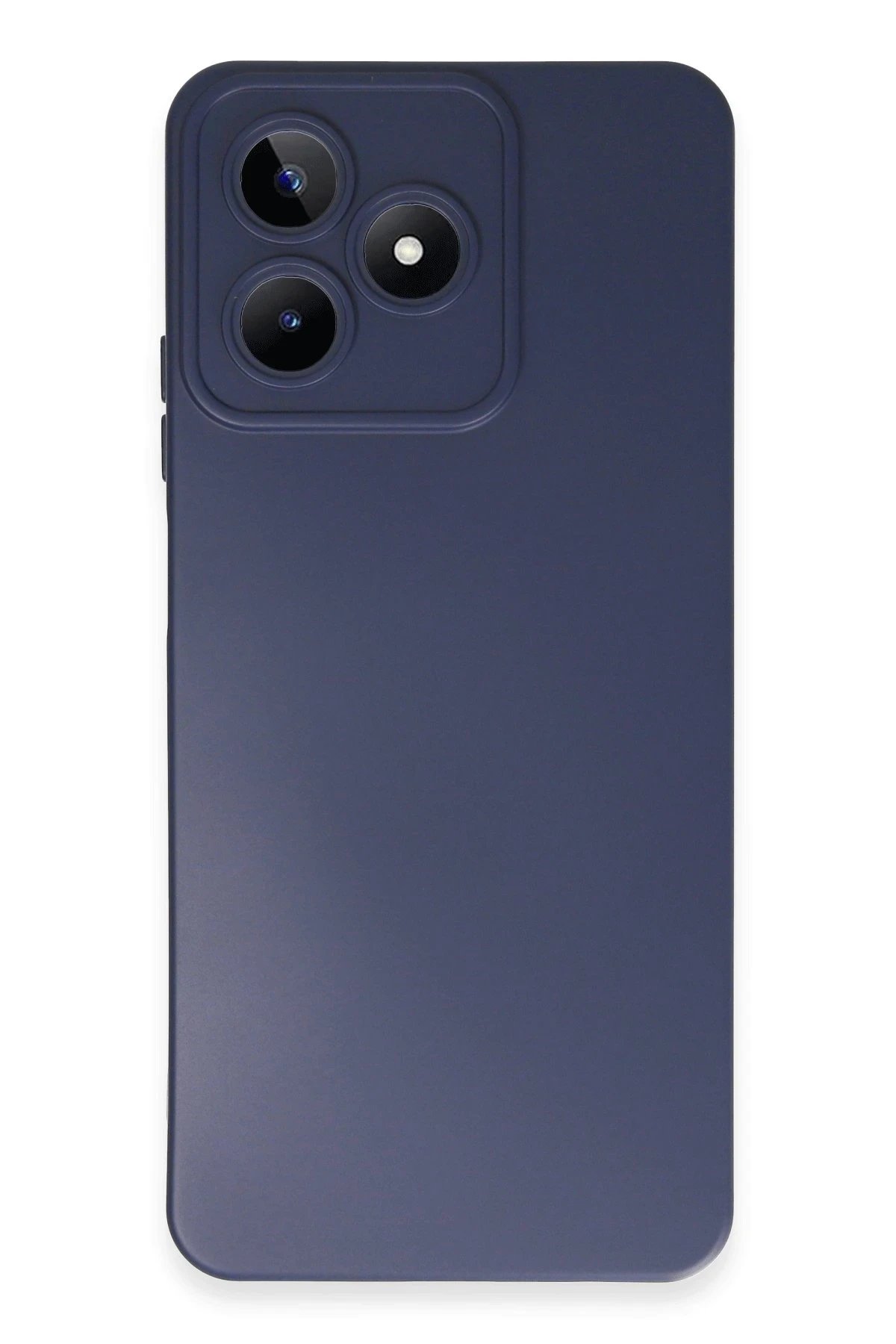 Newface Realme C53 Kılıf Nano içi Kadife Silikon - Lacivert