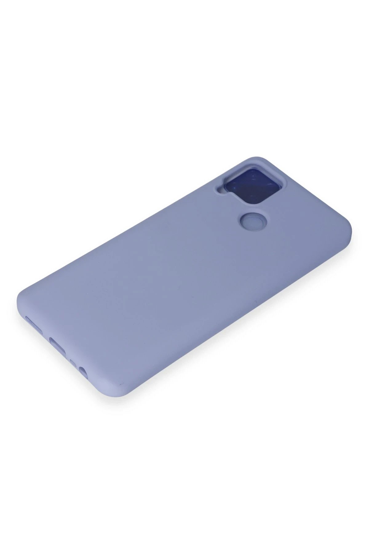 Newface Realme C15 Kılıf Nano içi Kadife Silikon - Lila