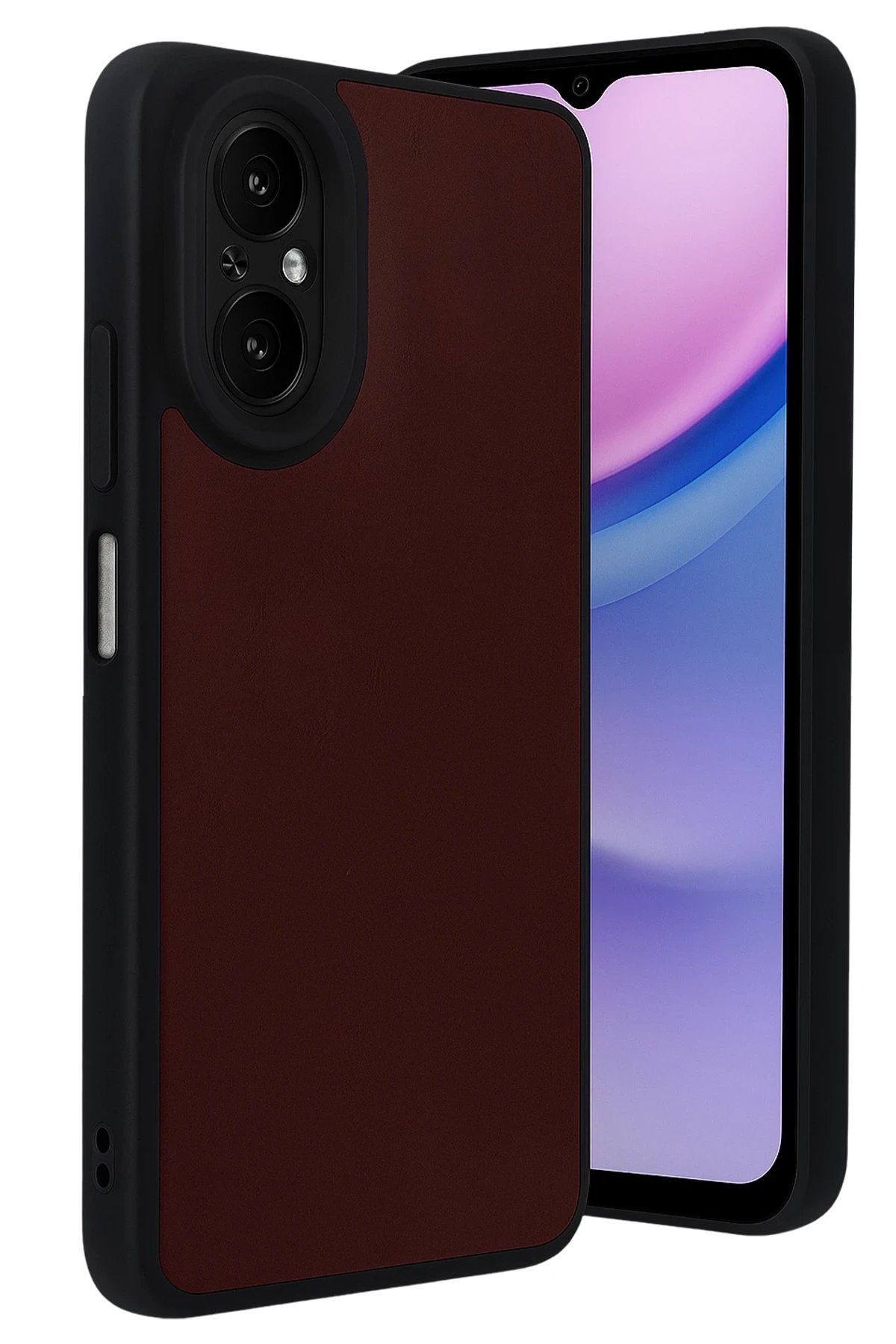 Newface Realme 12 Lite Kılıf Aras Deri Kapak - Bordo