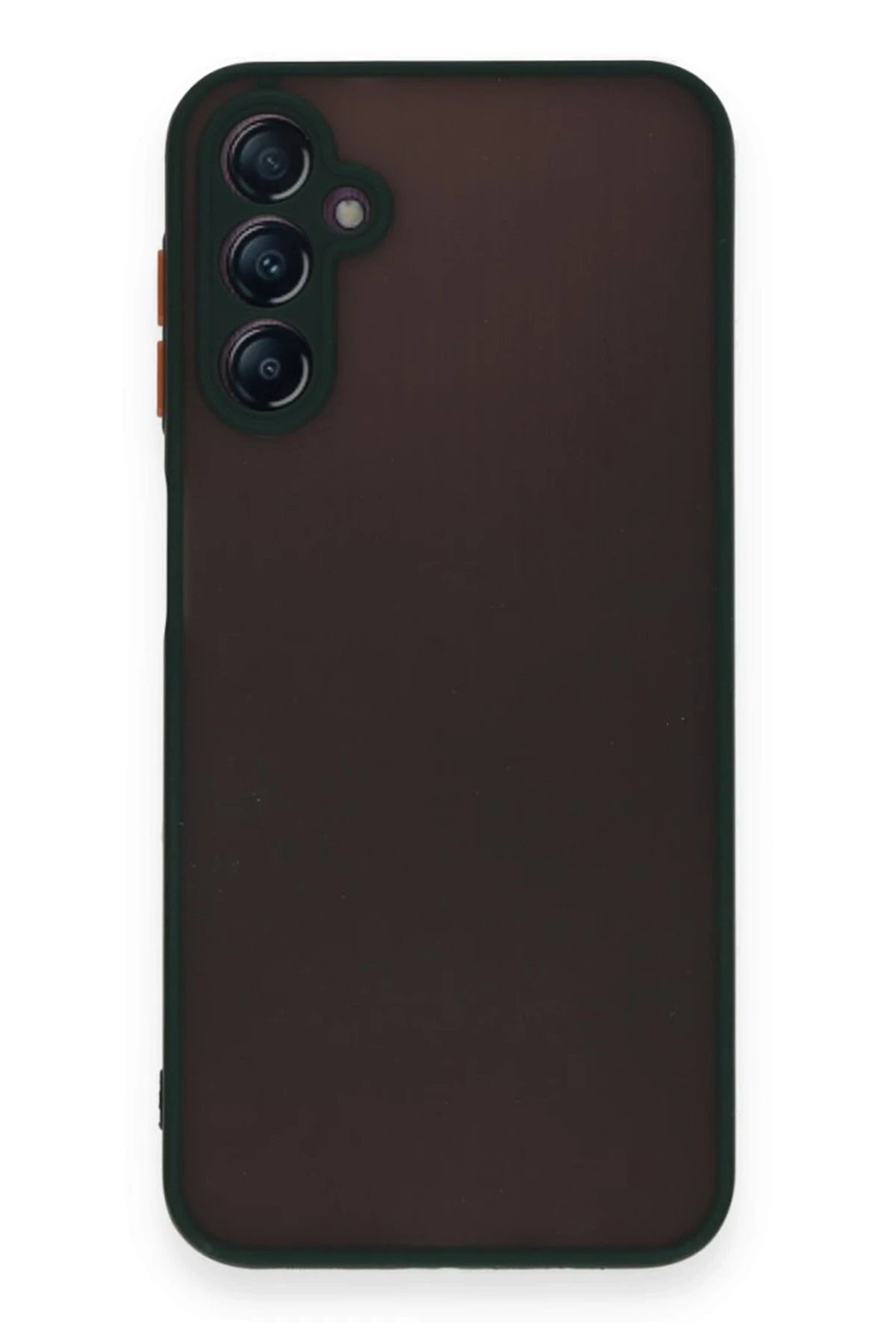 Newface Samsung Galaxy A15 4G Kılıf Montreal Silikon Kapak - Yeşil