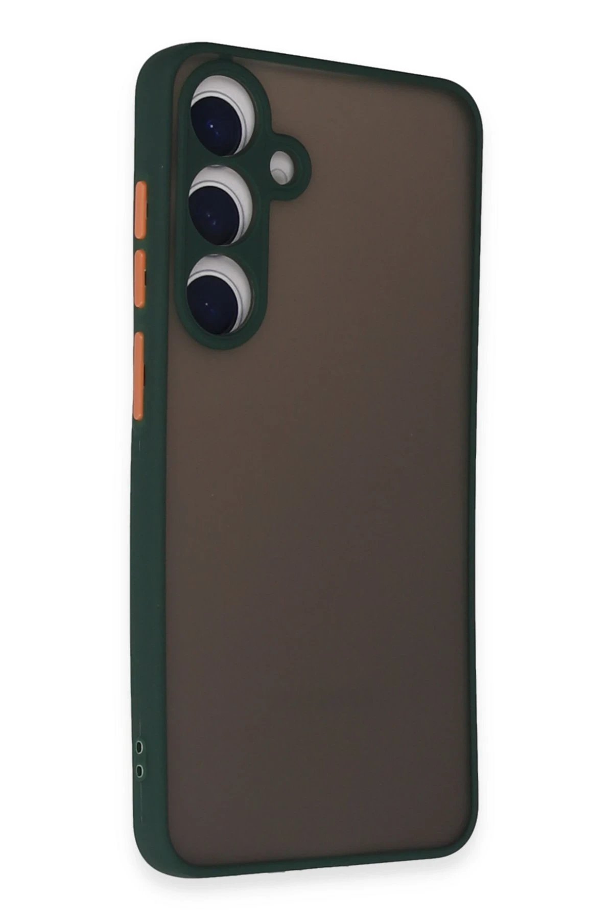 Newface Samsung Galaxy S24 Kılıf Montreal Silikon Kapak - Yeşil