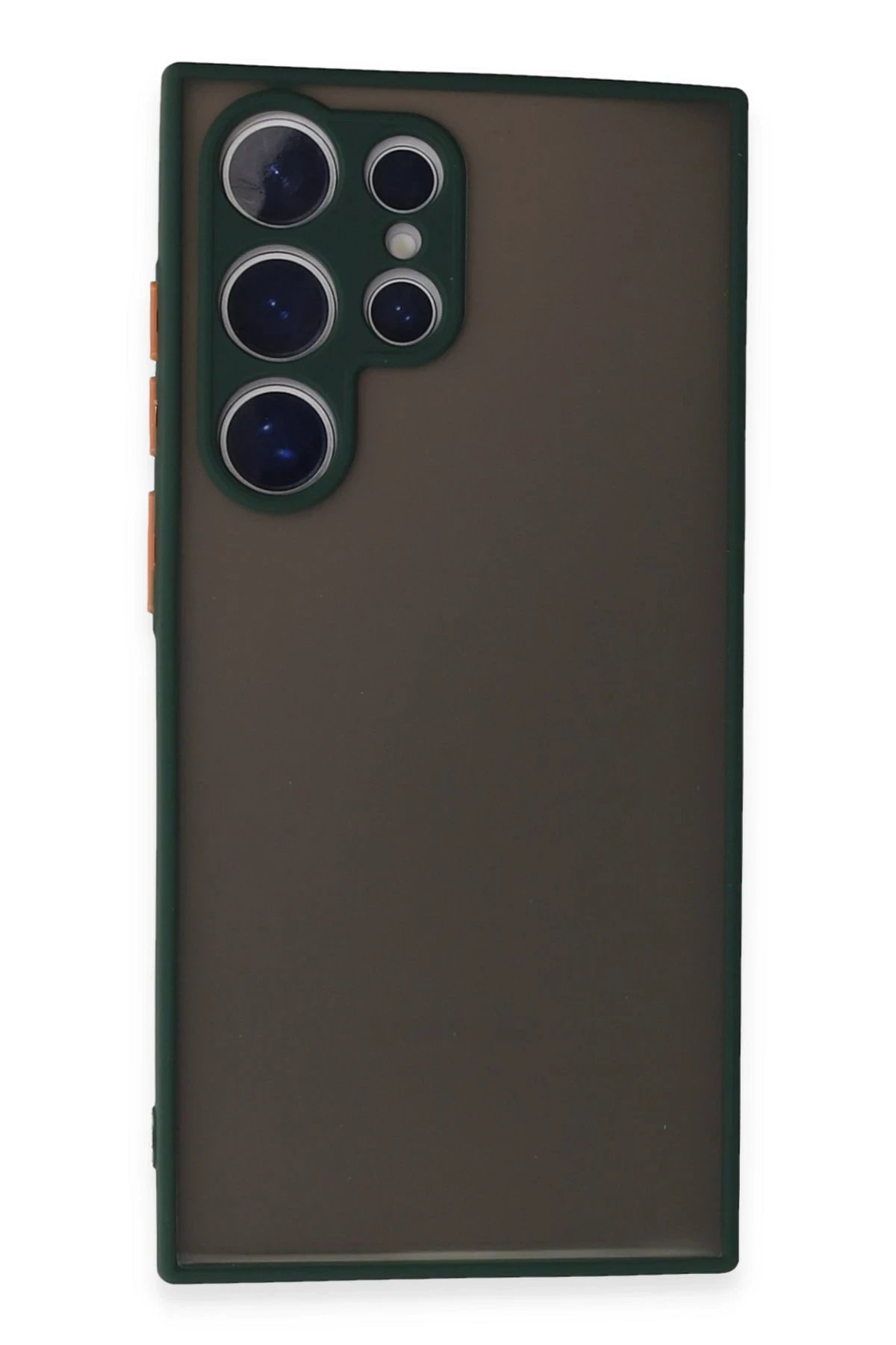 Newface Samsung Galaxy S24 Ultra Kılıf Montreal Silikon Kapak - Yeşil