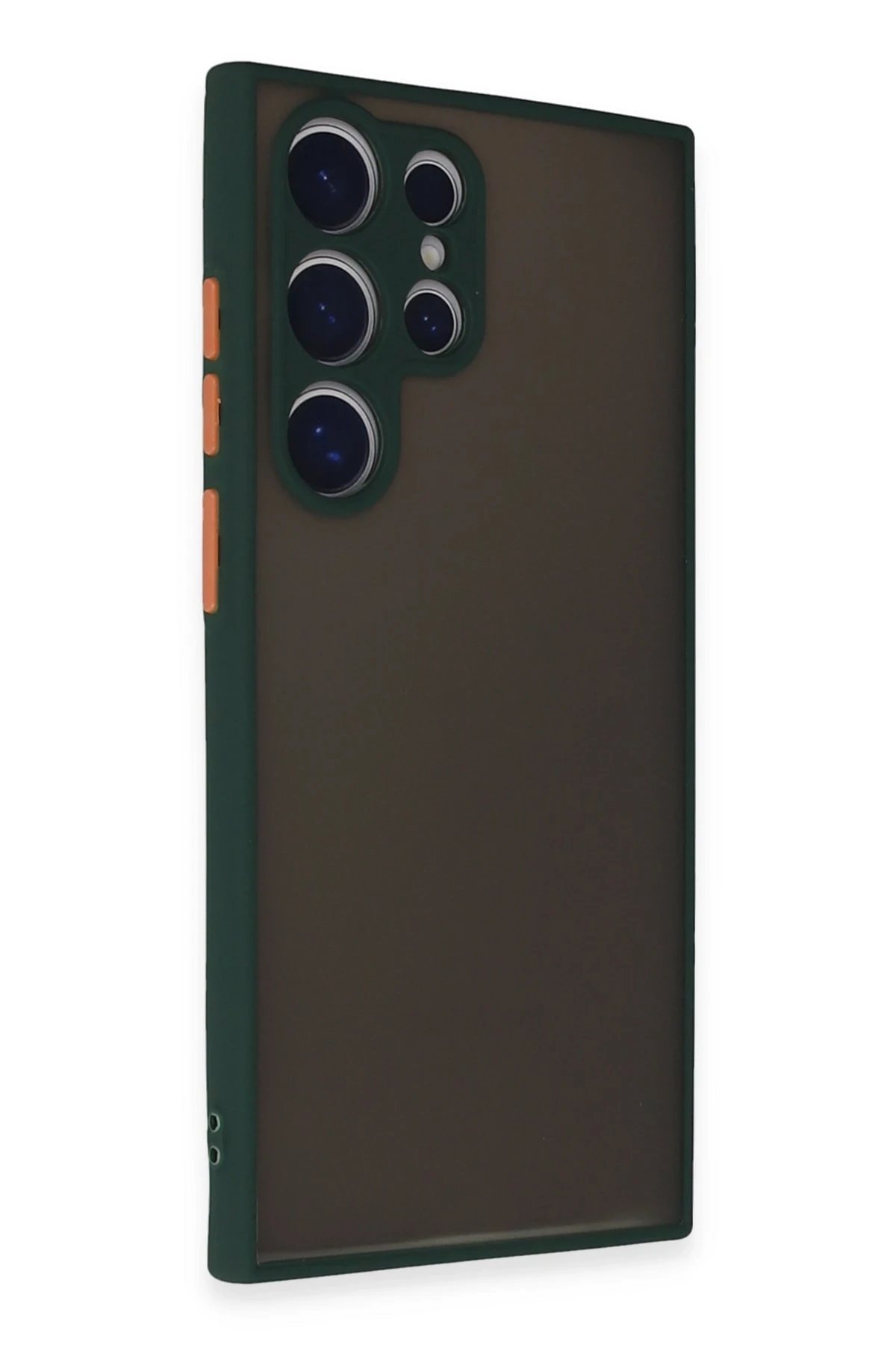 Newface Samsung Galaxy S24 Ultra Kılıf Montreal Silikon Kapak - Yeşil