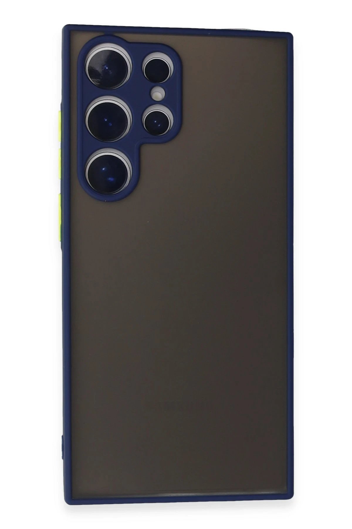 Newface Samsung Galaxy S24 Ultra Kılıf Montreal Silikon Kapak - Lacivert