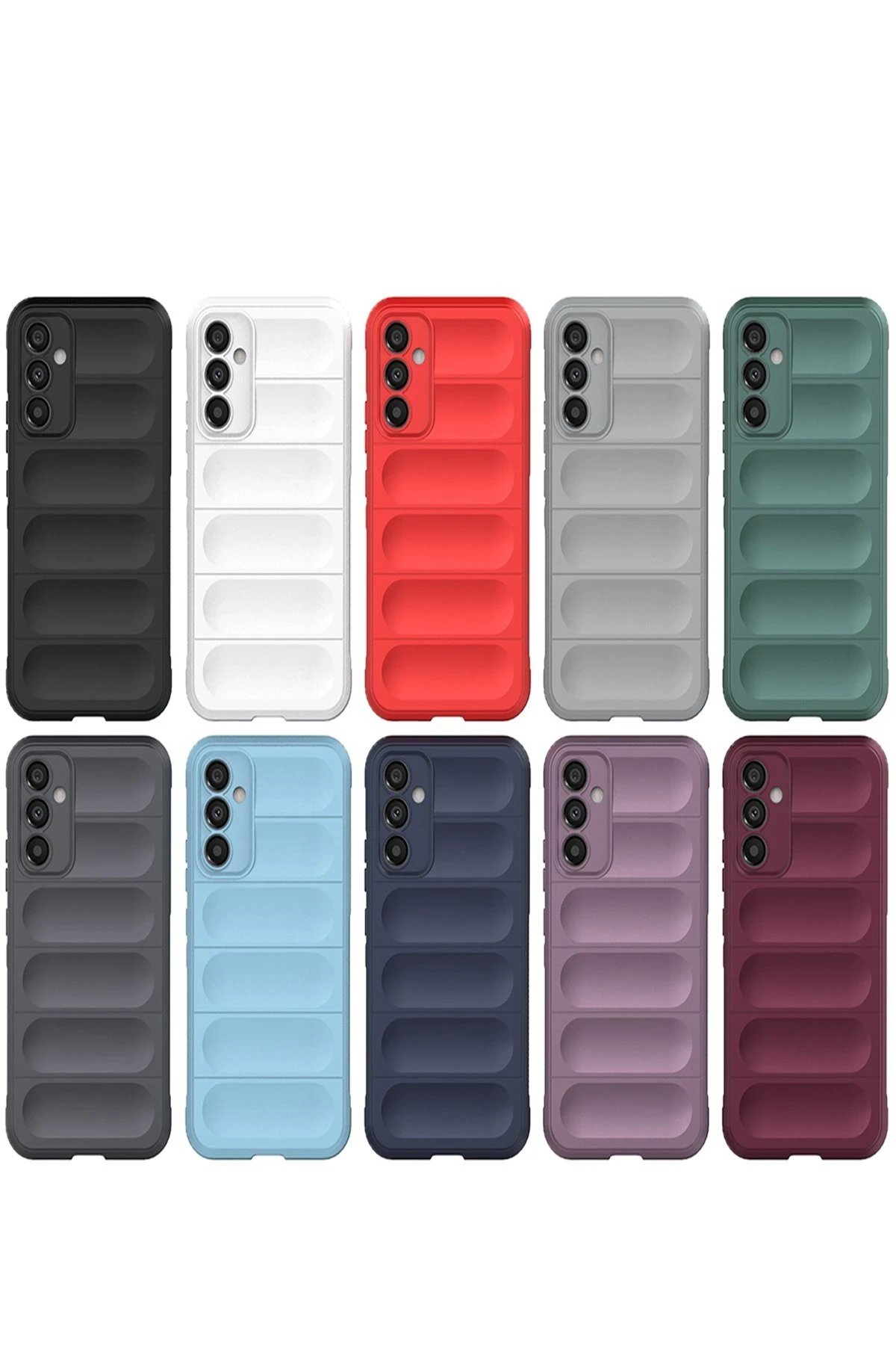 Newface Samsung Galaxy A15 4G Kılıf Optimum Silikon - Krem