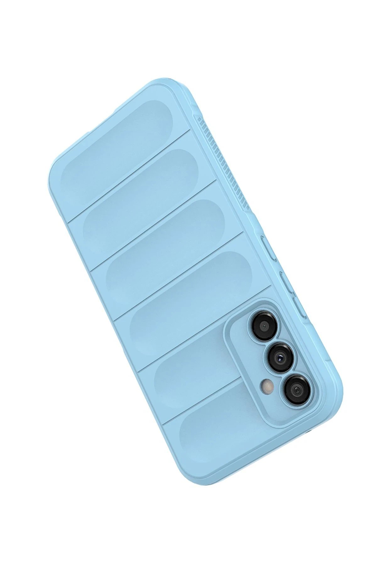 Newface Samsung Galaxy A15 4G Kılıf Optimum Silikon - Sky Blue