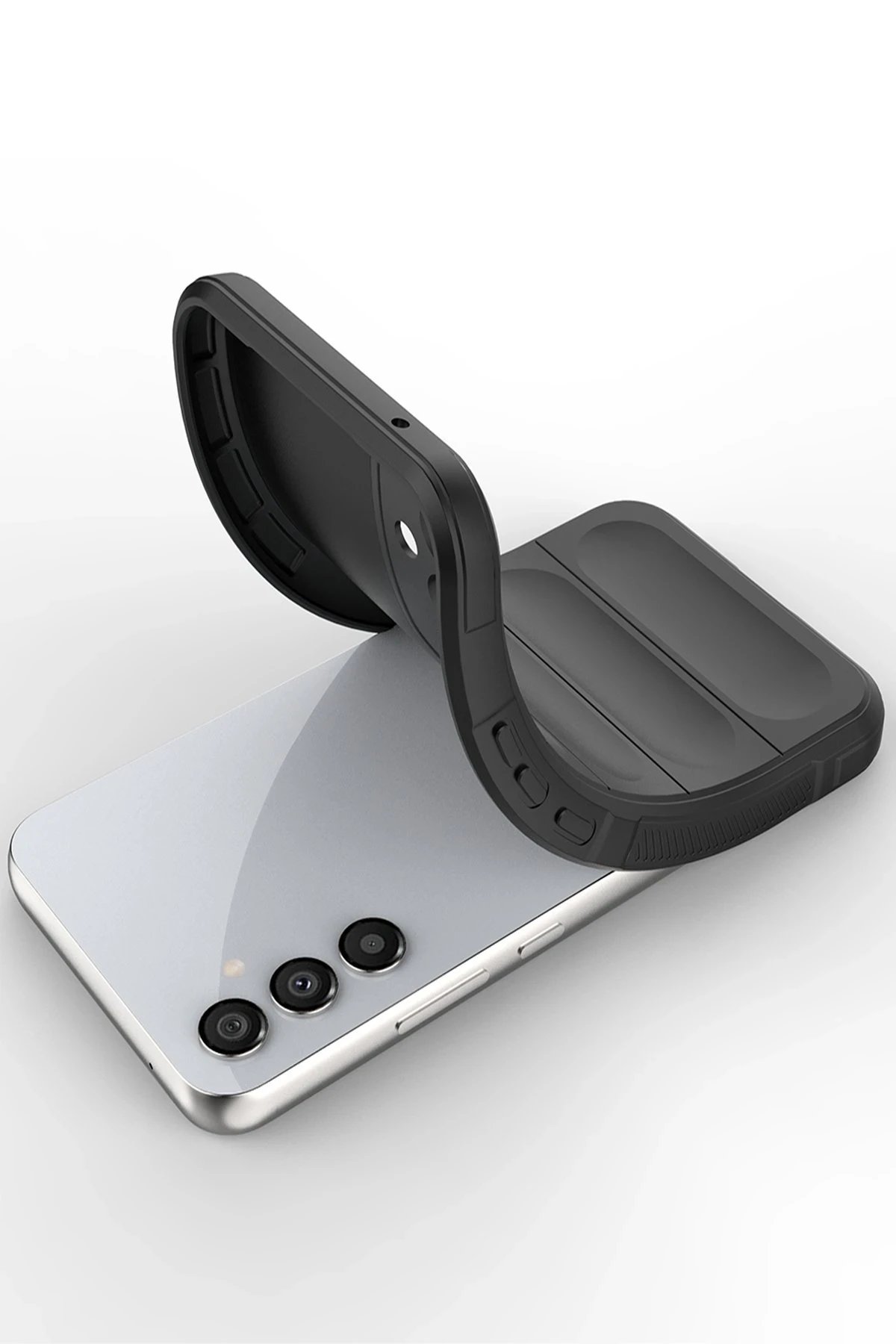 Newface Samsung Galaxy A25 5G Kılıf Optimum Silikon - Siyah