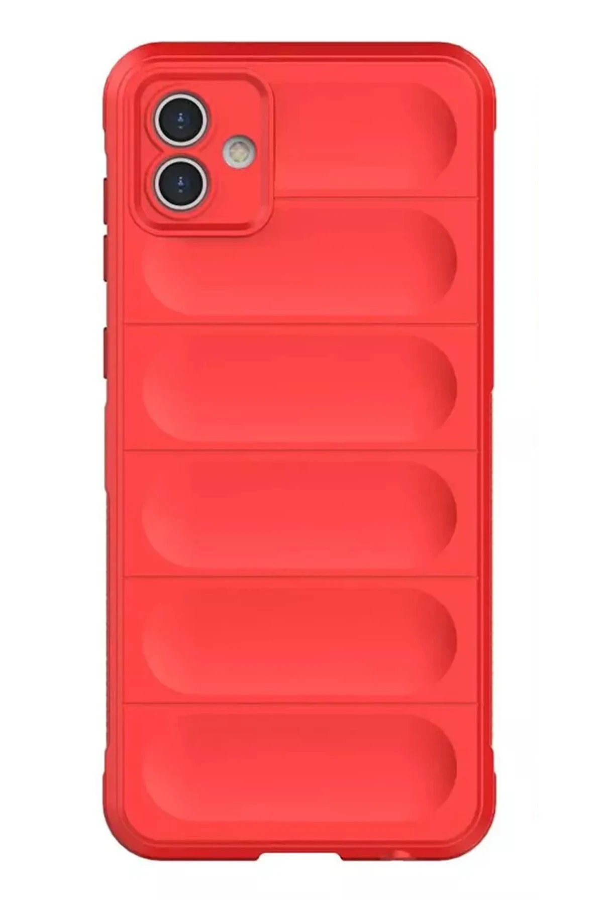 Newface Samsung Galaxy A05 Kılıf Optimum Silikon - Kırmızı