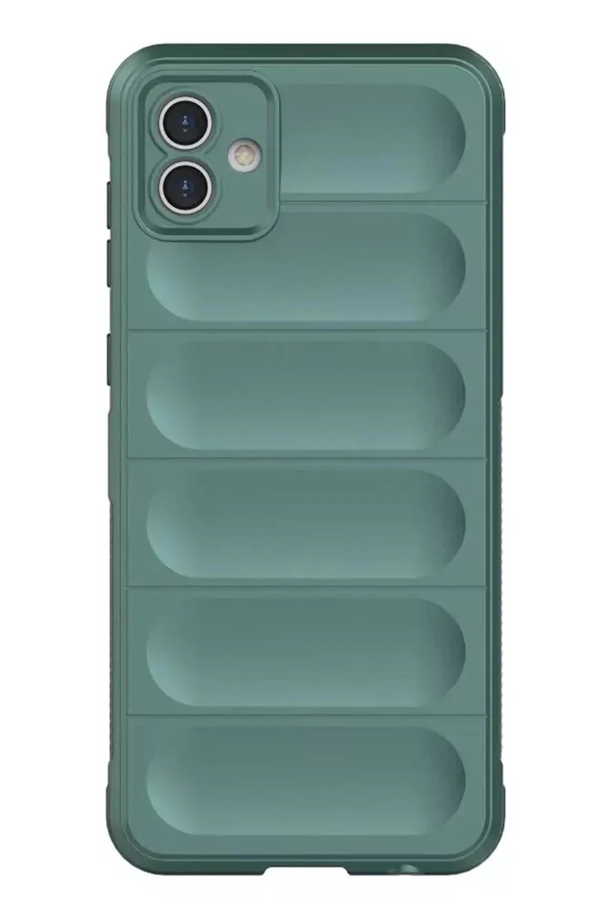 Newface Samsung Galaxy A05 Kılıf Optimum Silikon - Koyu Yeşil