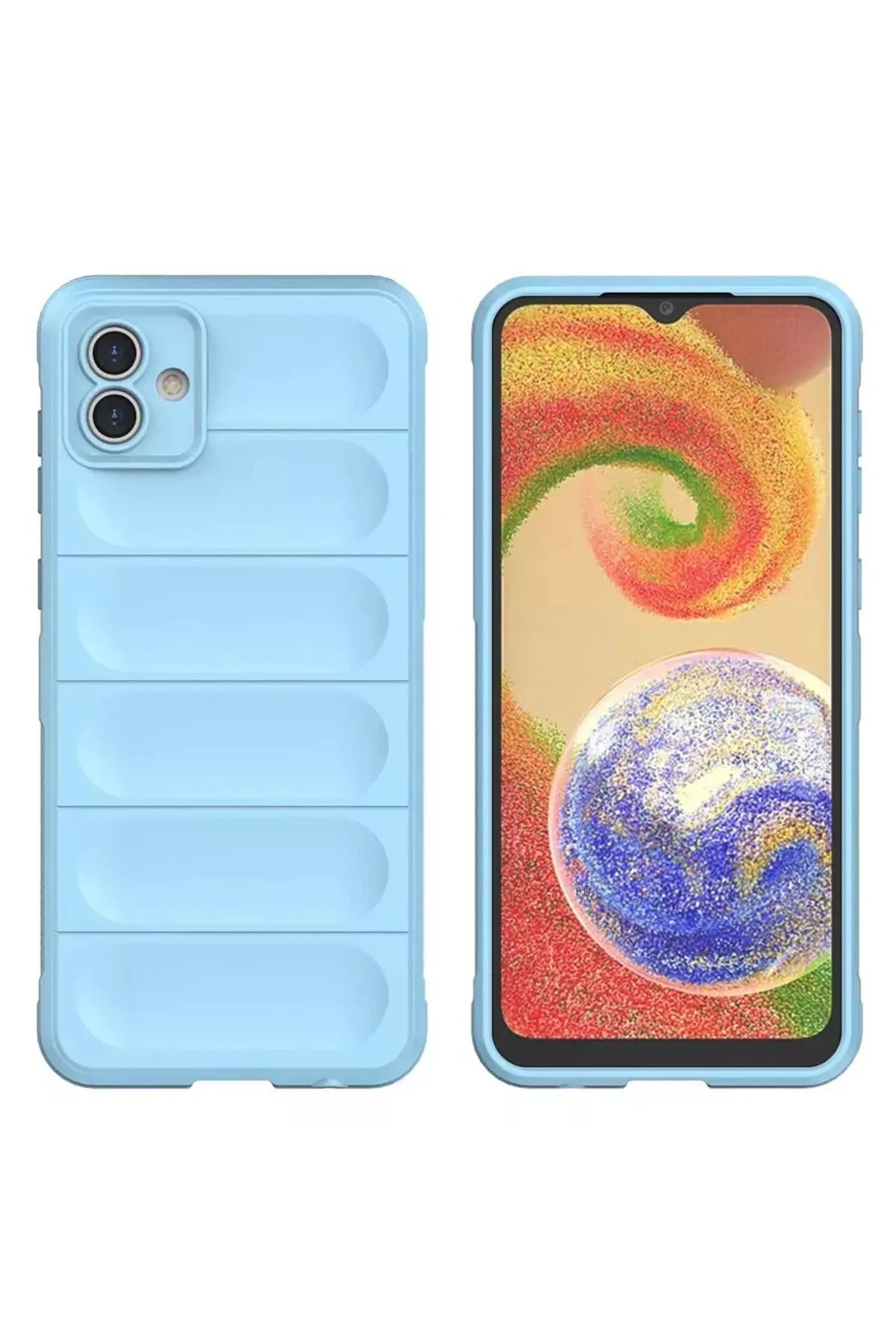 Newface Samsung Galaxy A05 Kılıf Optimum Silikon - Sky Blue