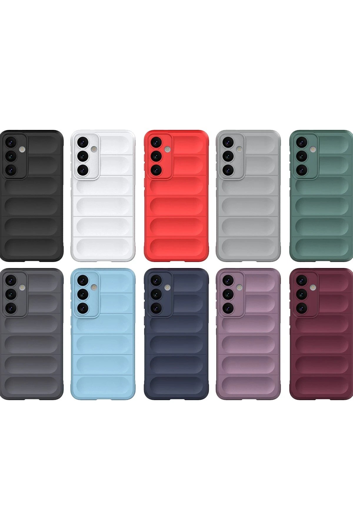 Newface Samsung Galaxy S24 Kılıf Optimum Silikon - Kırmızı